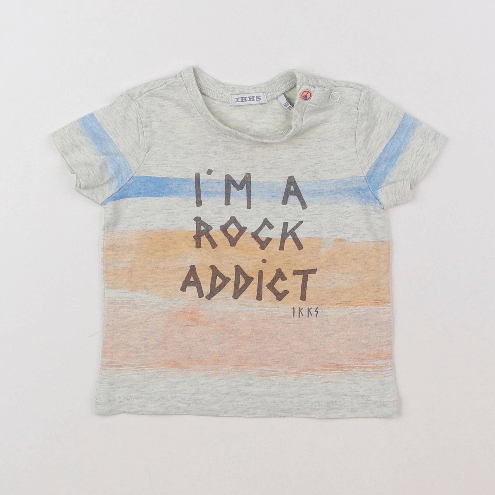 IKKS - tee-shirt multicolore - 6 mois