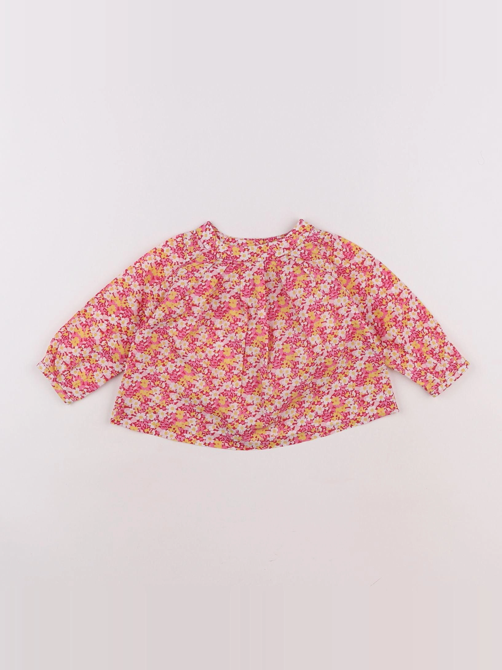 Jacadi - blouse liberty multicolore - 6 mois