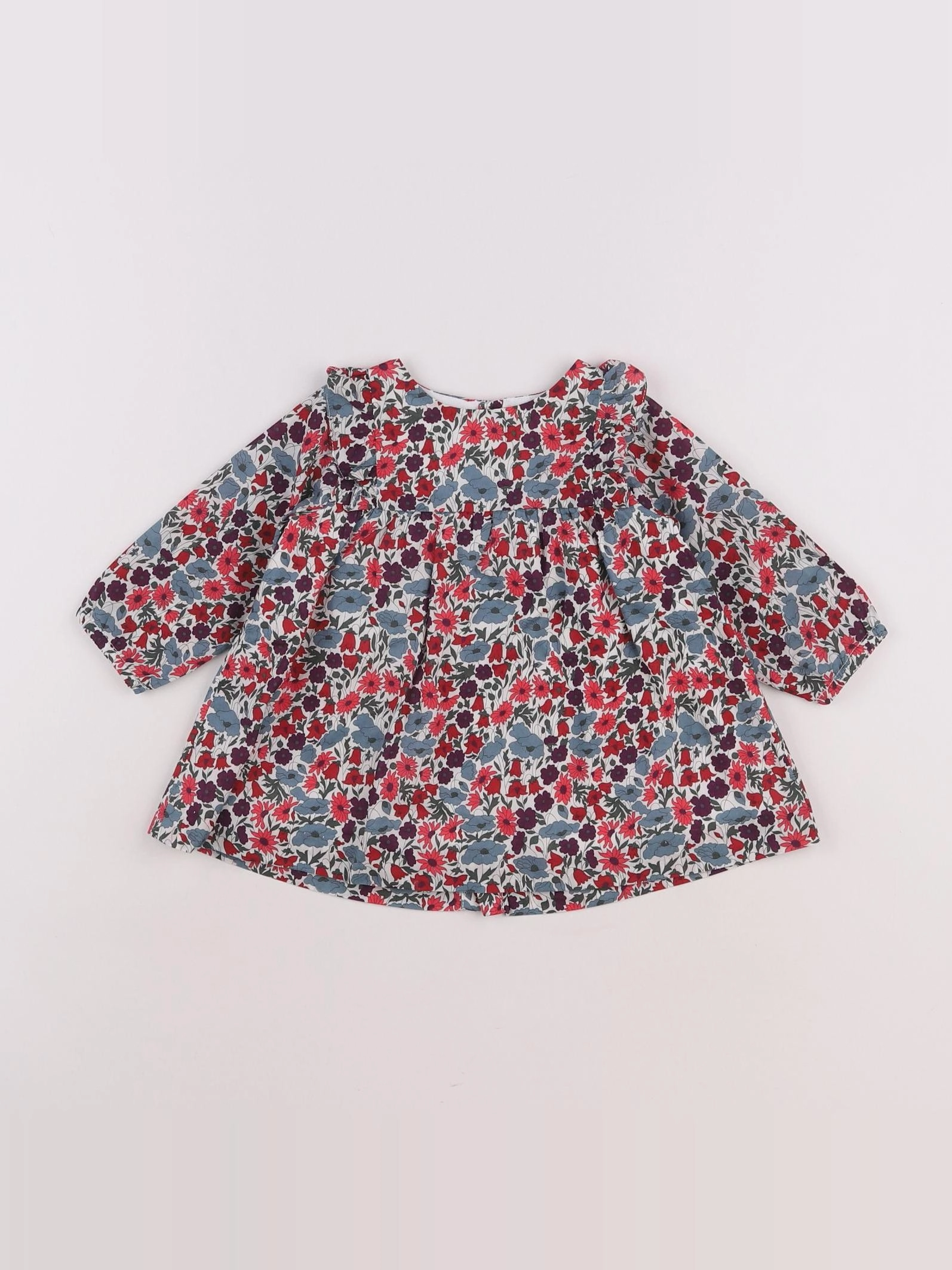 Jacadi - robe liberty multicolore - 6 mois