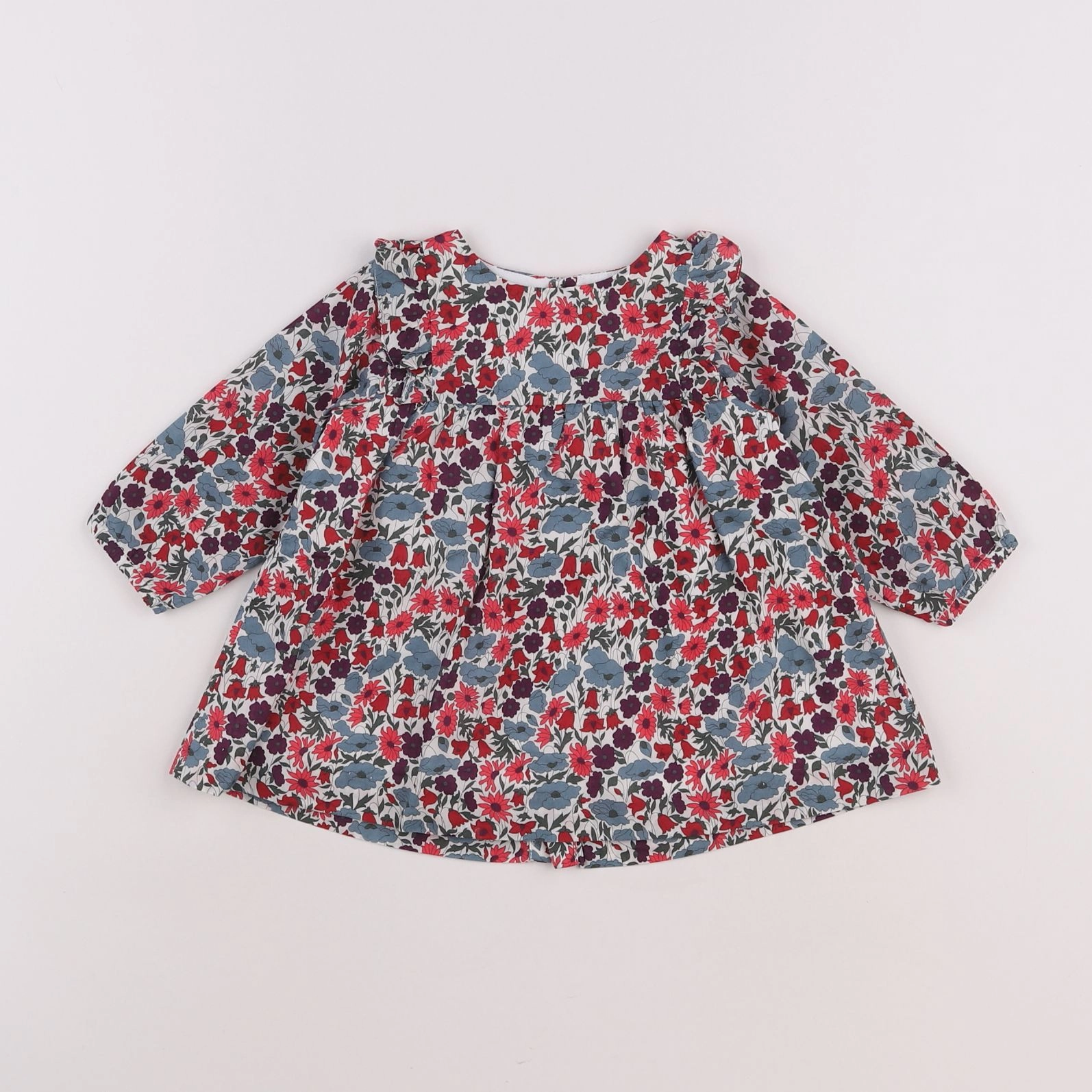 Jacadi - robe liberty multicolore - 6 mois