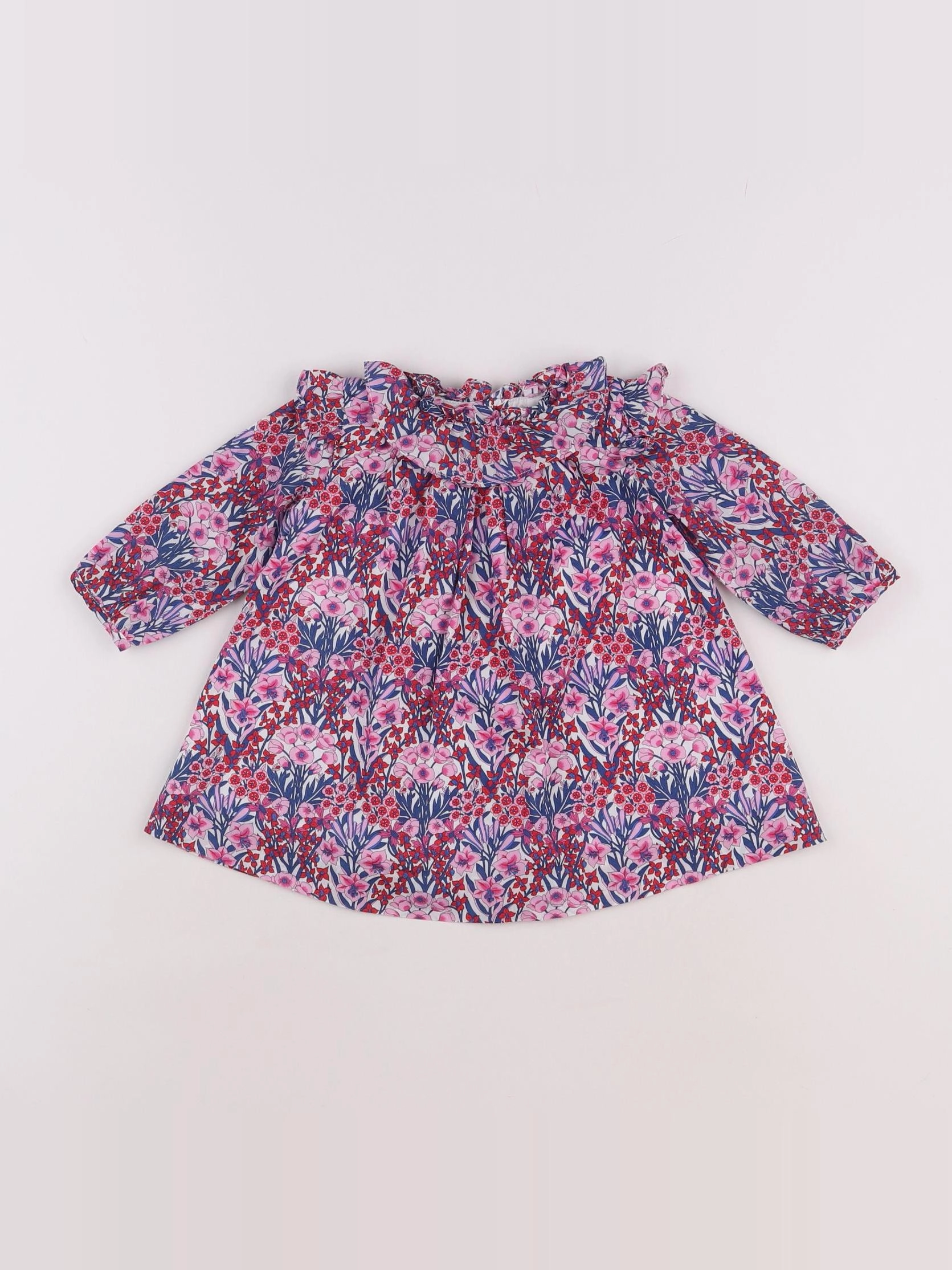 Jacadi - robe liberty rose - 6 mois