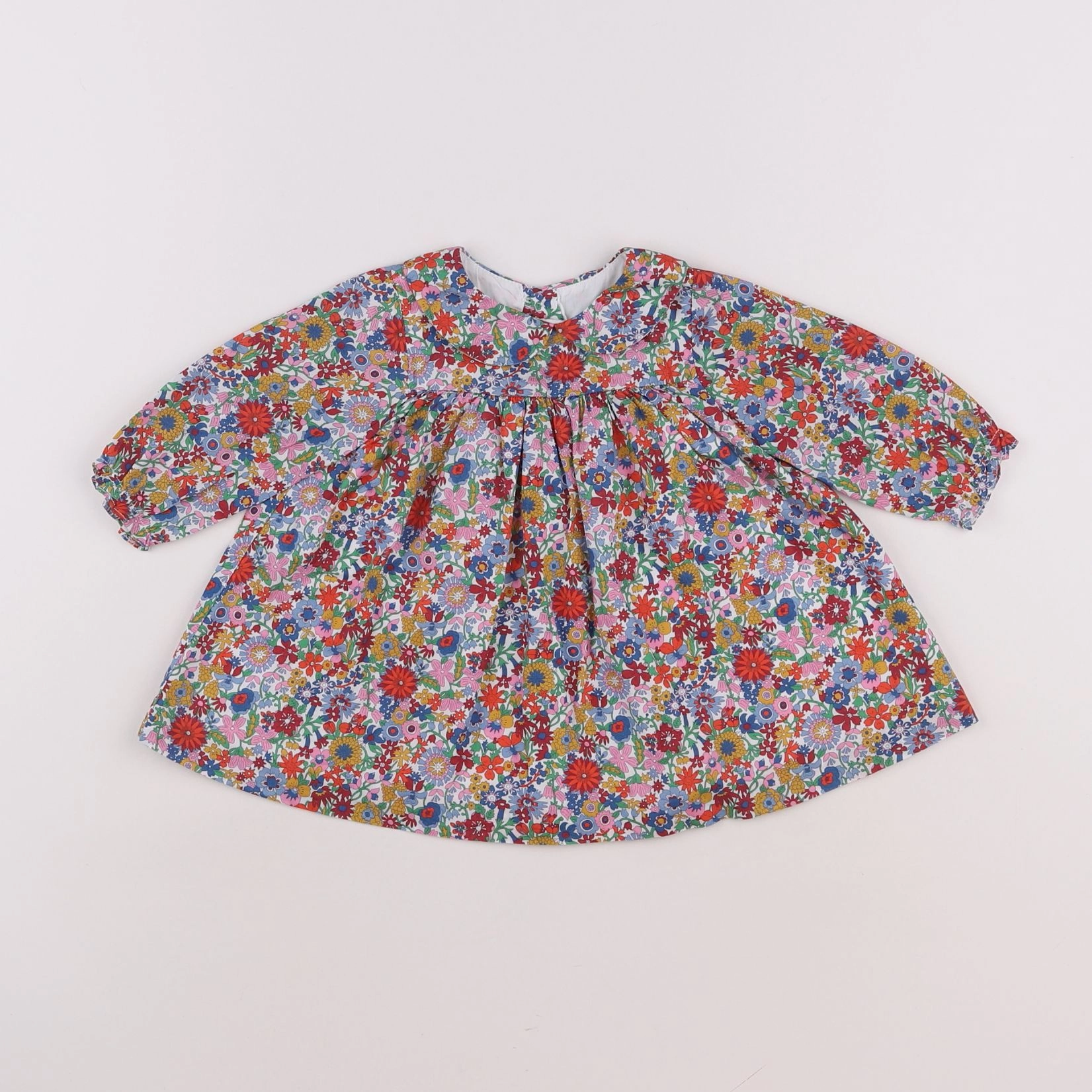 Jacadi - robe liberty multicolore - 6 mois