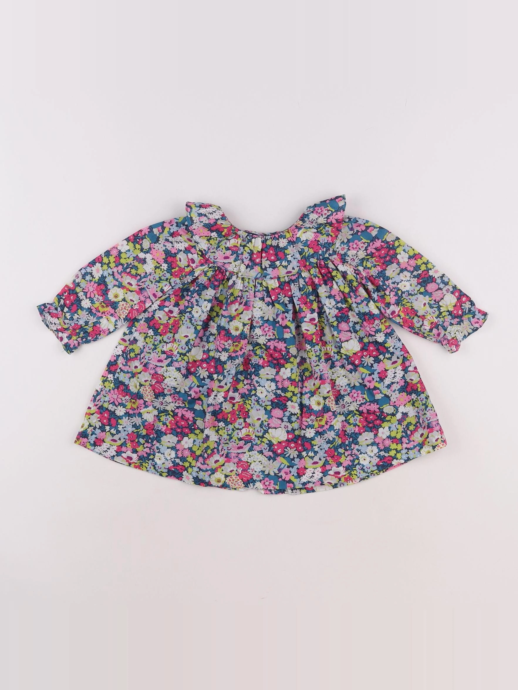 Jacadi - robe liberty multicolore - 6 mois