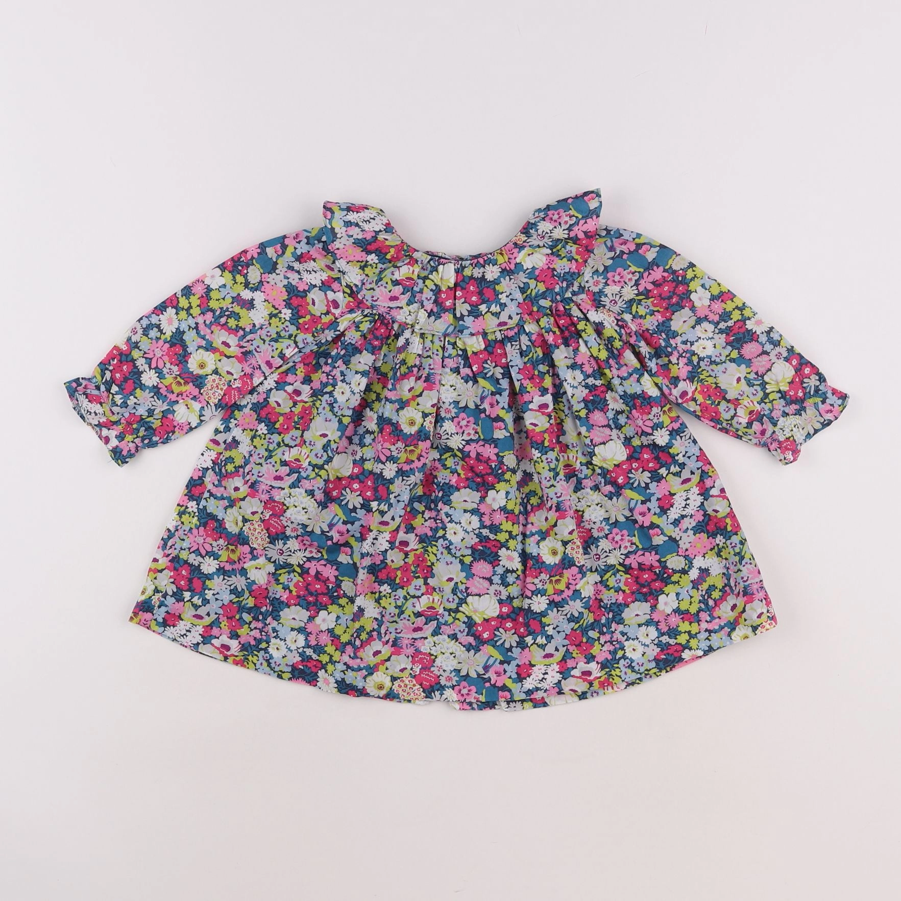 Jacadi - robe liberty multicolore - 6 mois