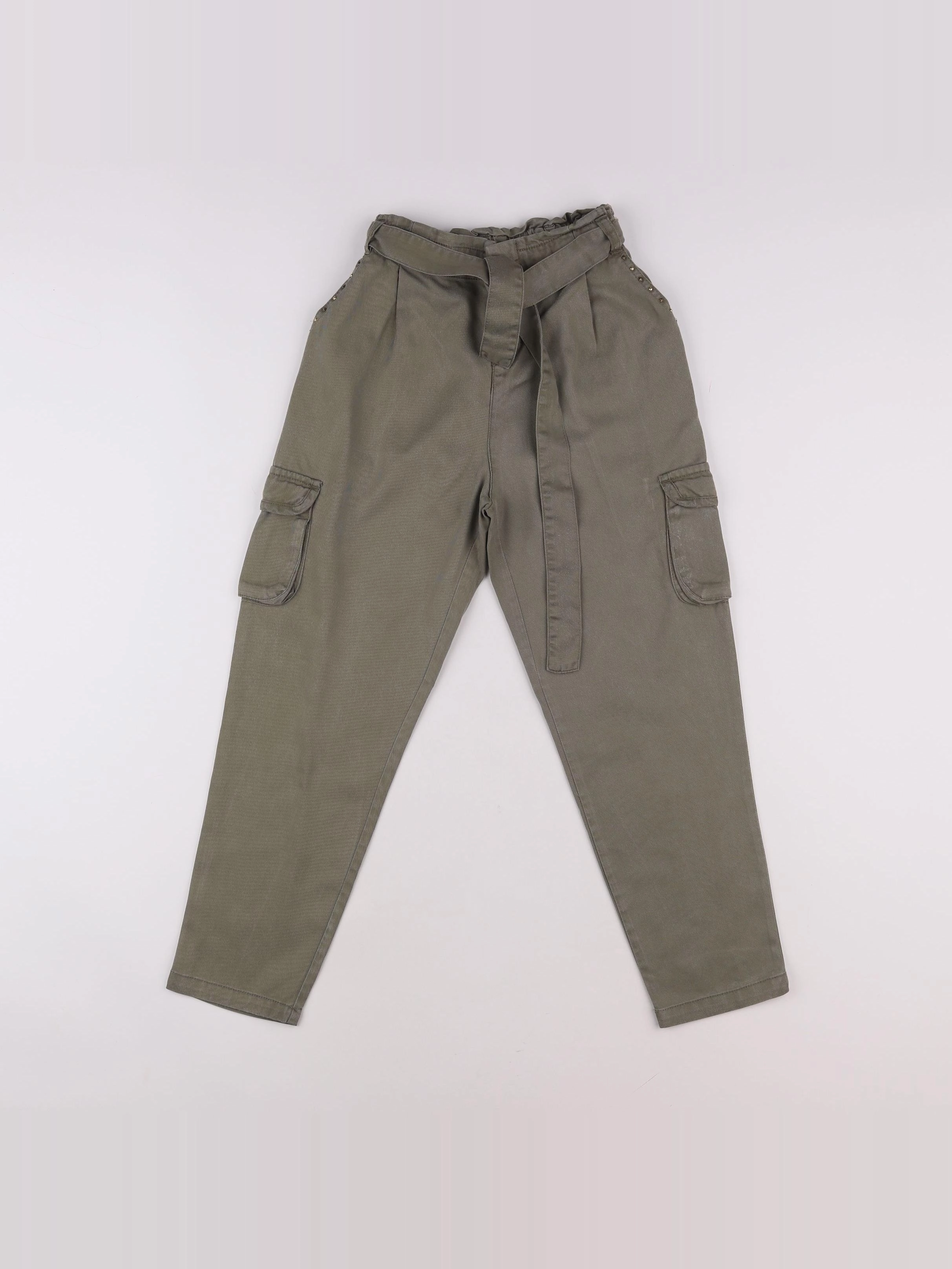 IKKS - pantalon vert - 8 ans