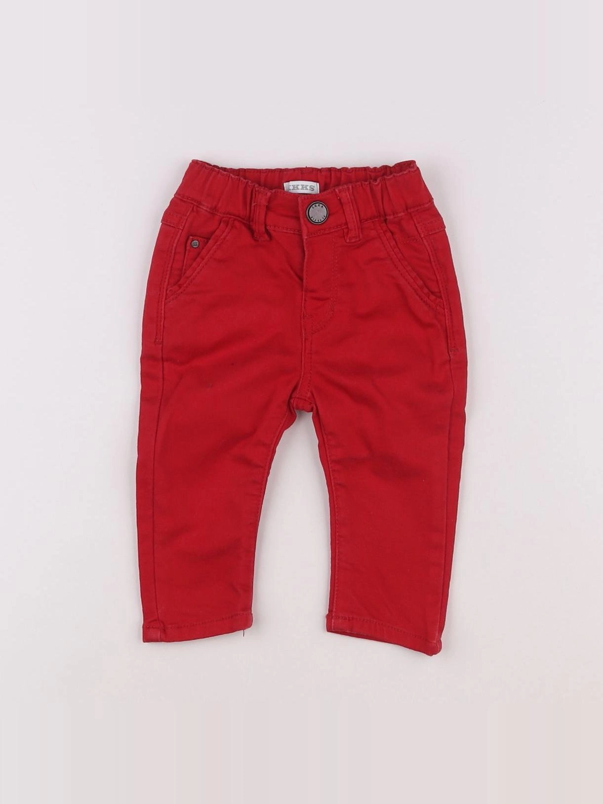 IKKS - jean rouge - 6 mois