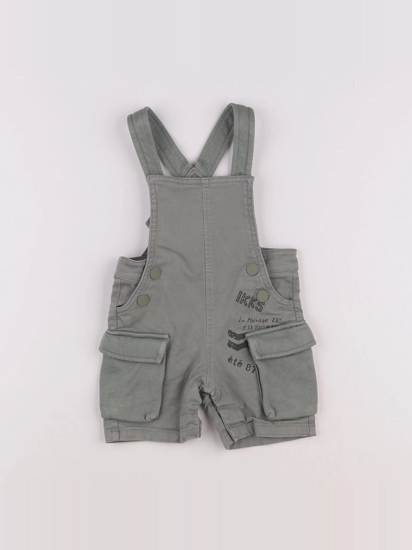 IKKS - salopette vert - 6 mois