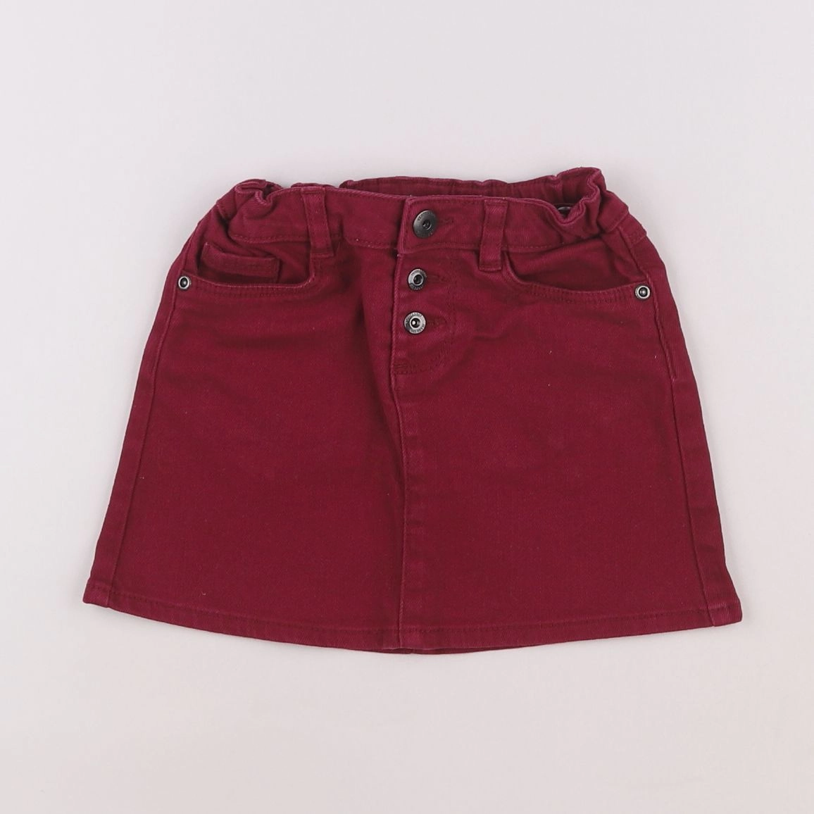 Vertbaudet - jupe rouge - 5 ans