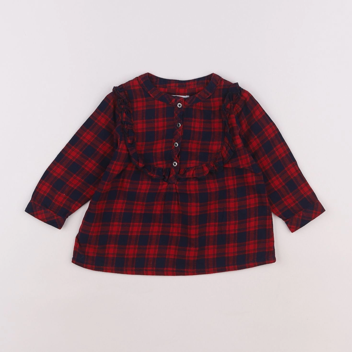 Vertbaudet - robe rouge - 6 mois