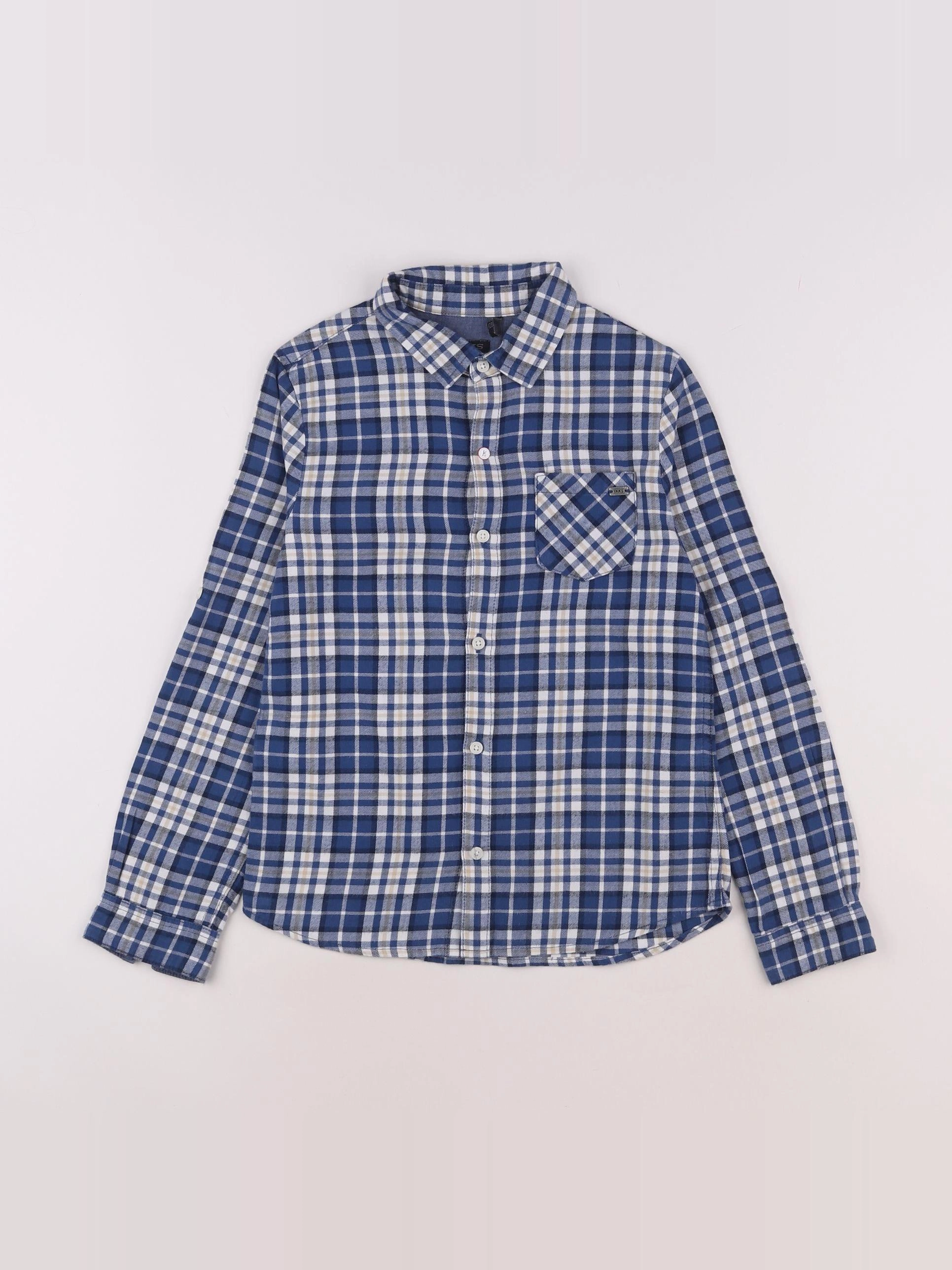 IKKS - chemise imprimé au dos blanc, bleu - 8 ans
