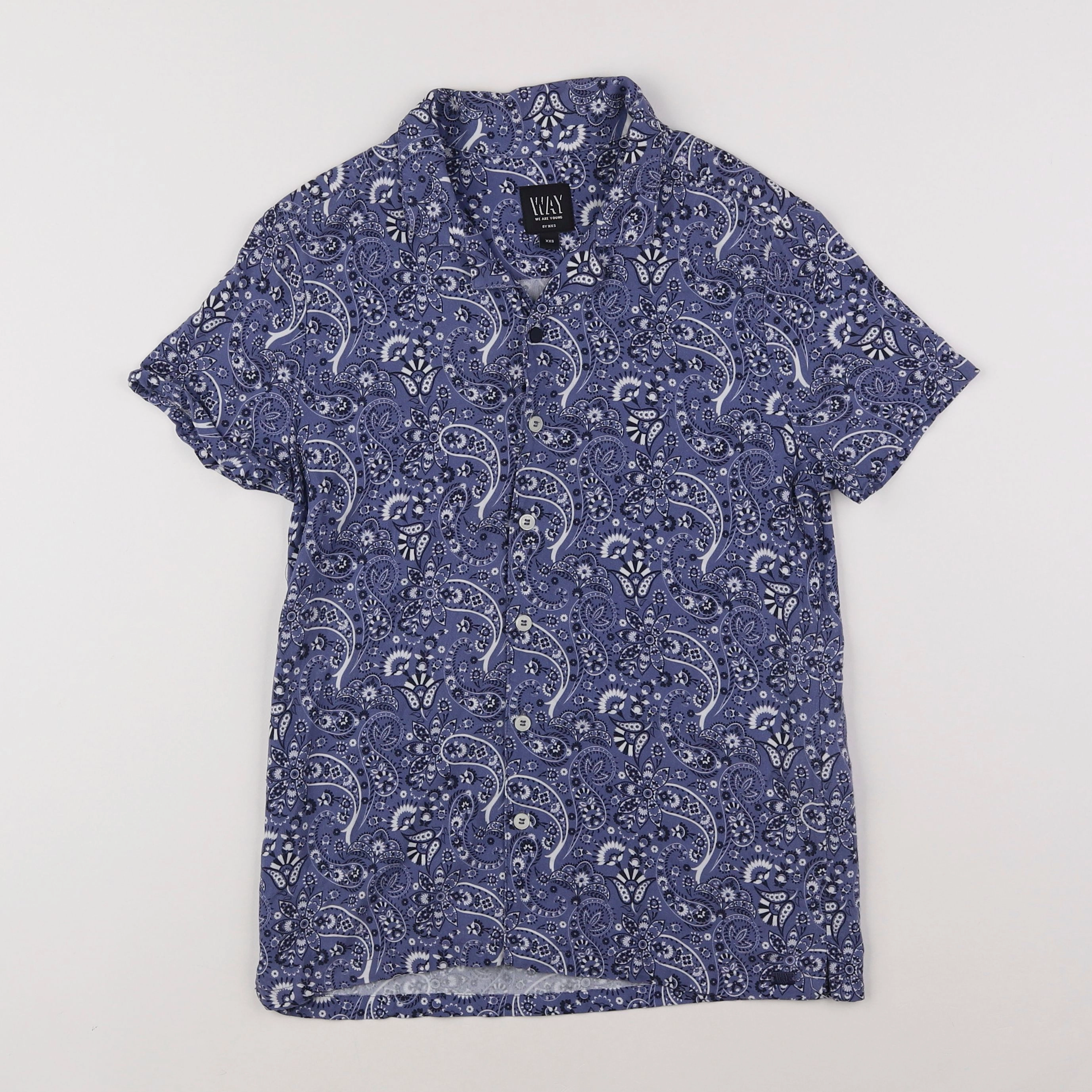 IKKS - chemise bleu - 10/11 ans