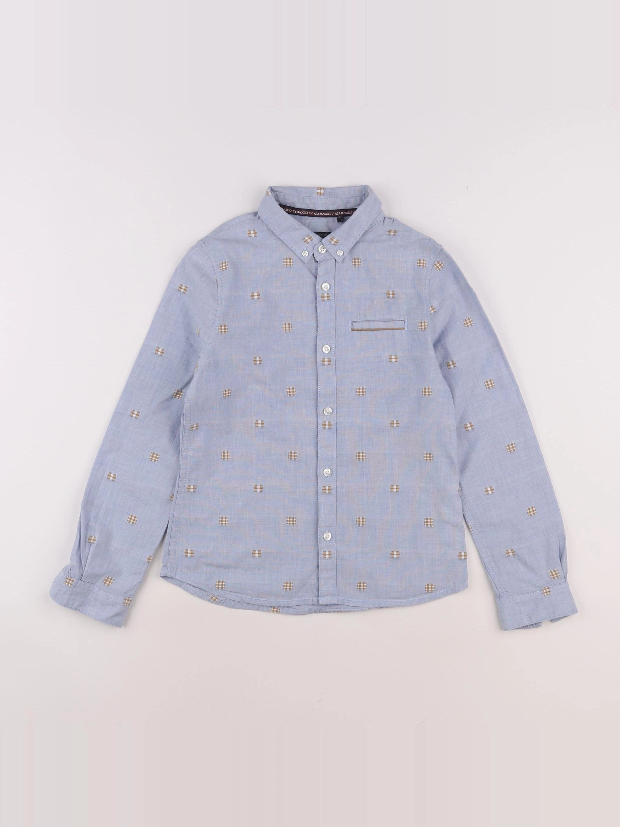 IKKS - chemise bleu - 8 ans