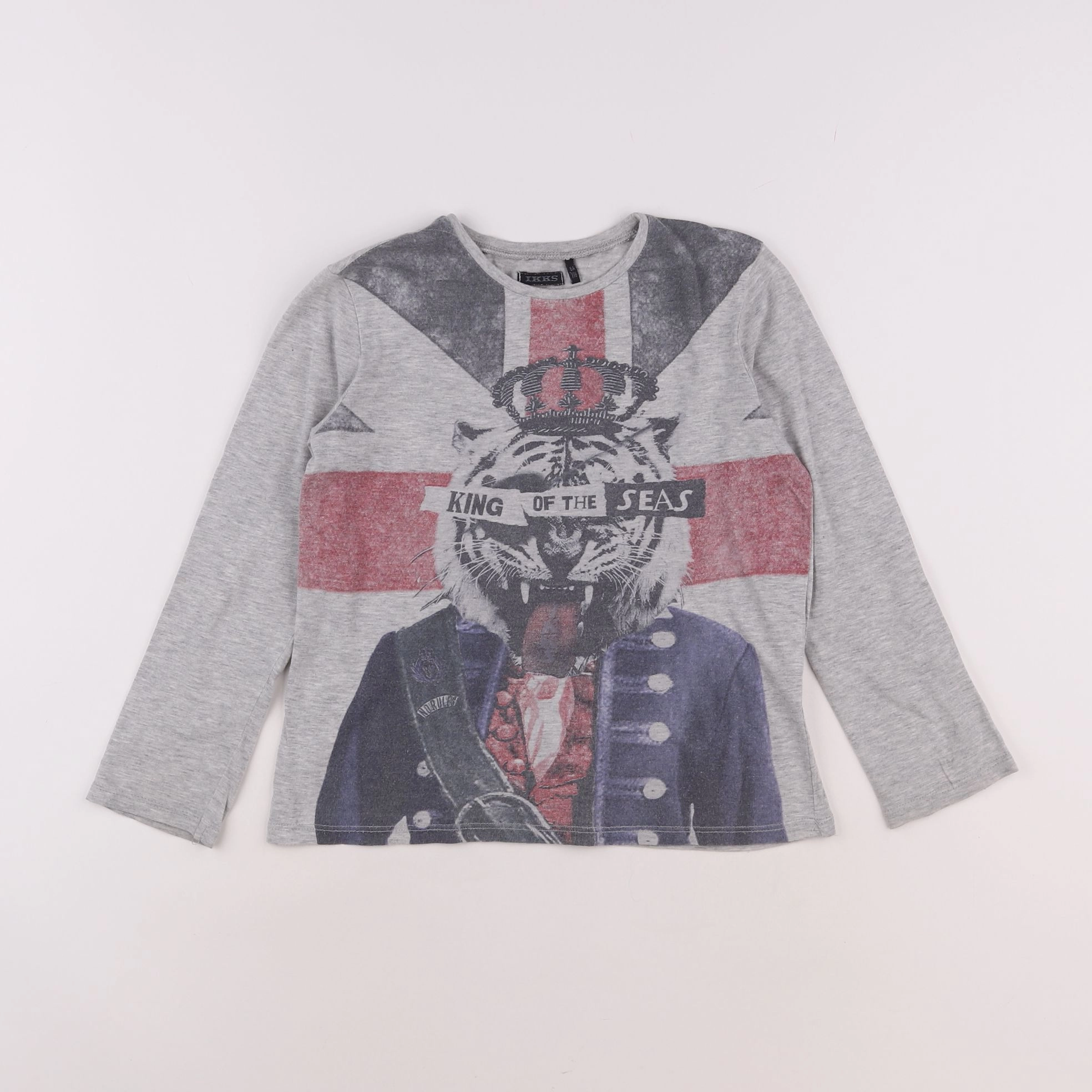 IKKS - tee-shirt gris - 6 ans