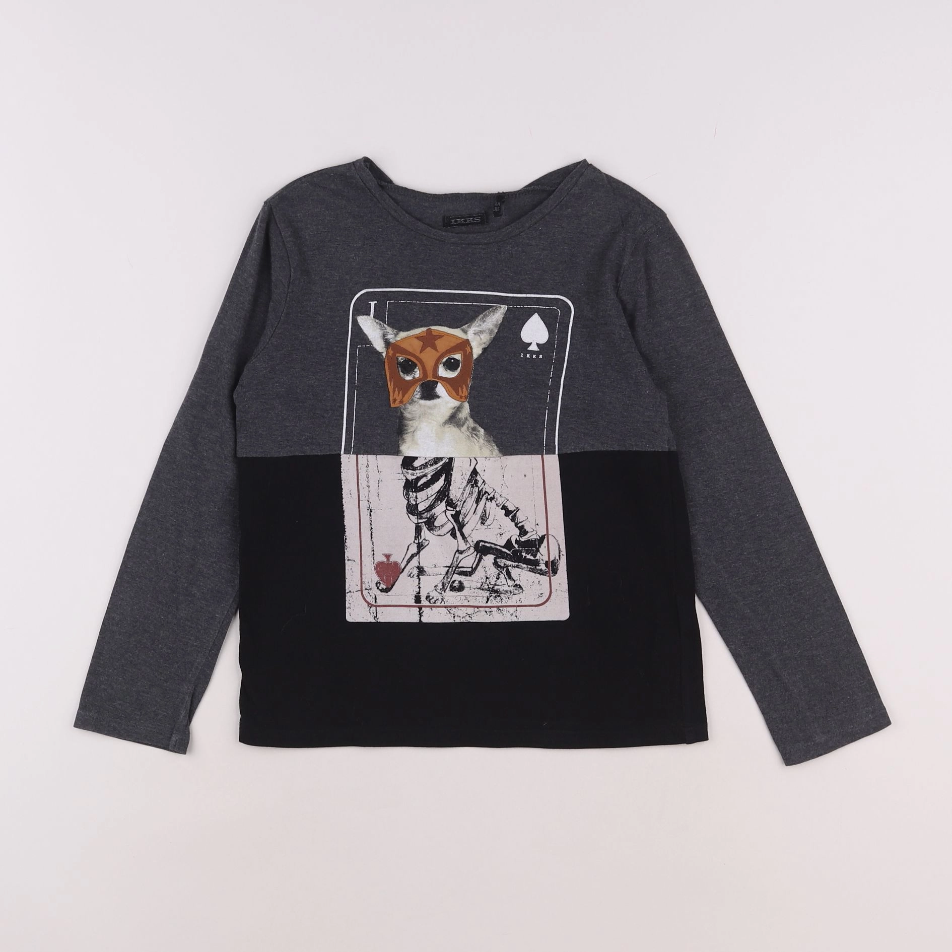 IKKS - tee-shirt gris - 6 ans