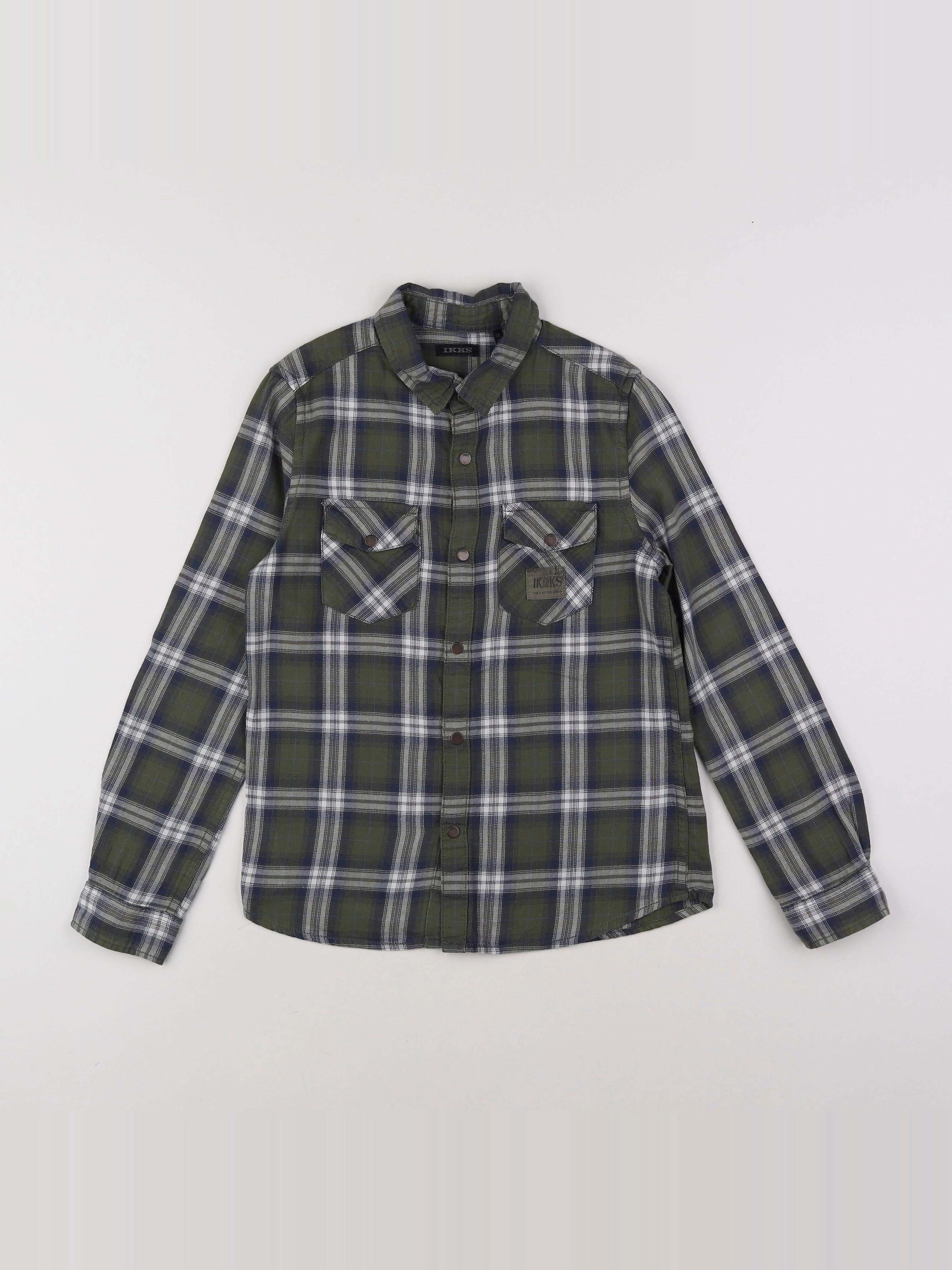 IKKS - chemise vert - 8 ans