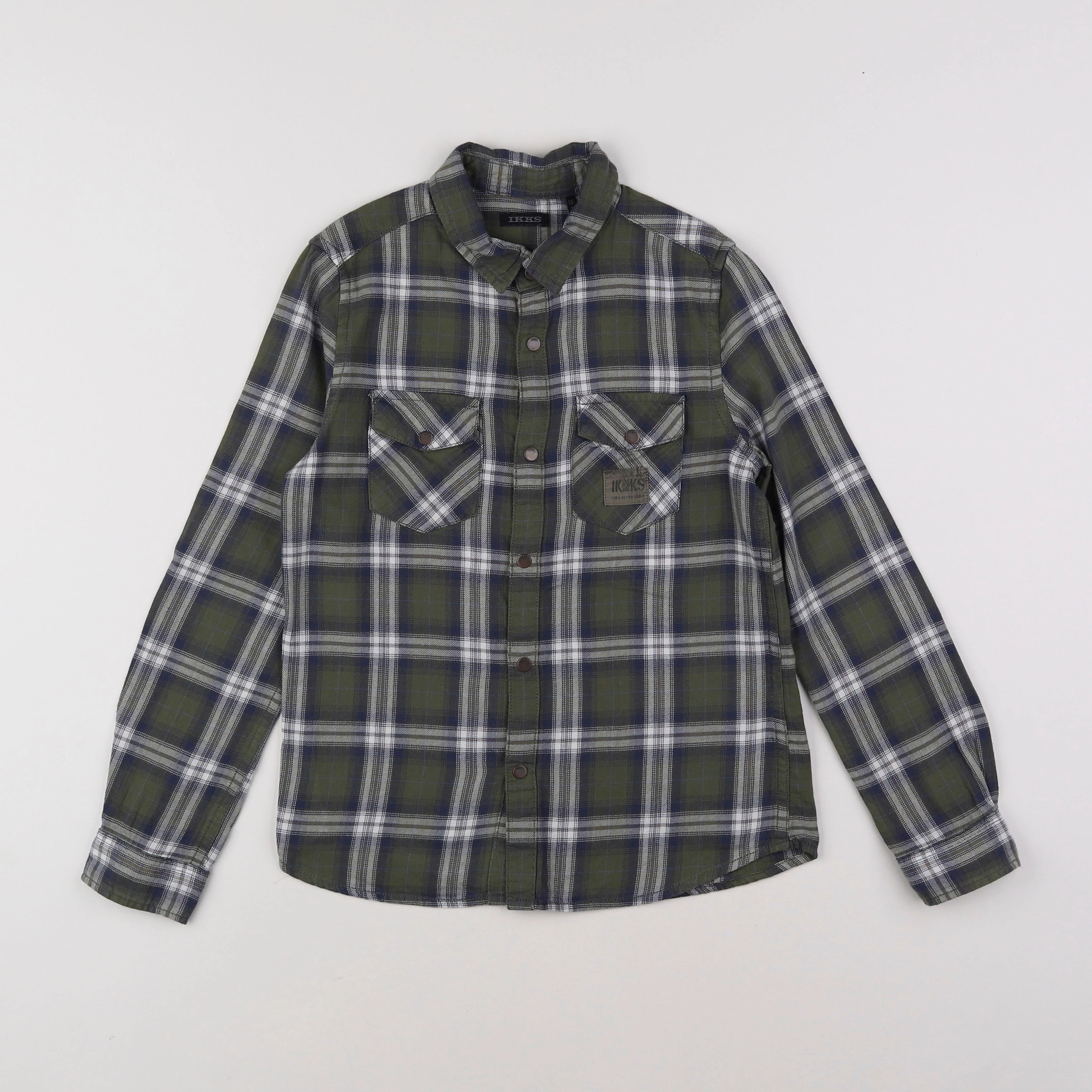 IKKS - chemise vert - 8 ans