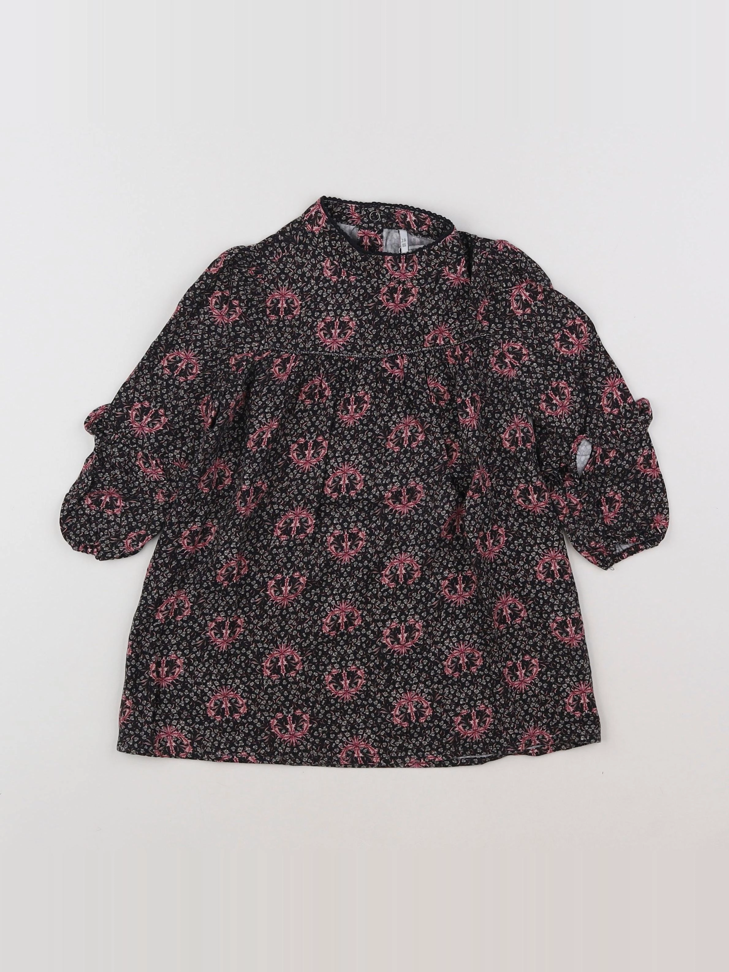 IKKS - robe noir - 2 ans