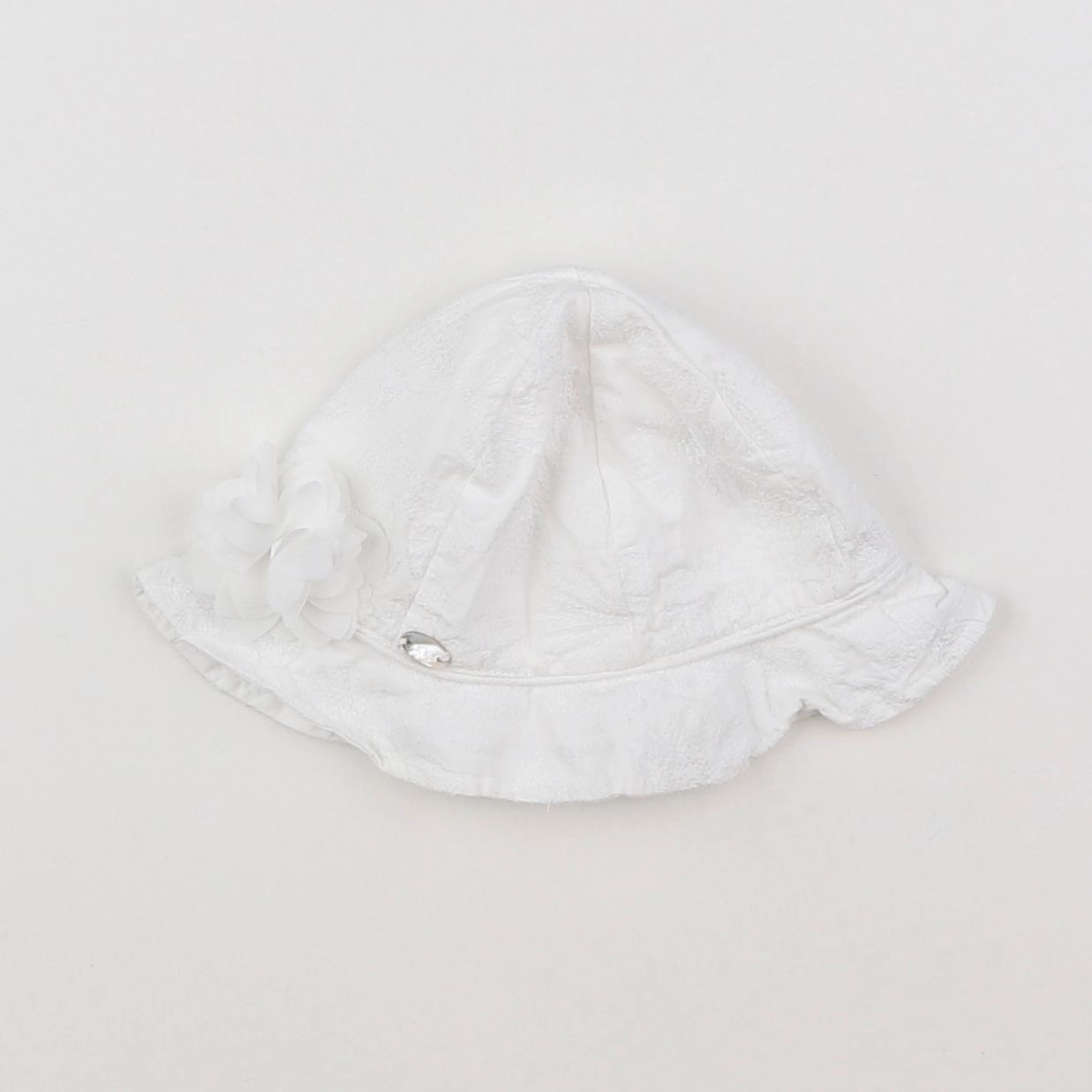 IKKS - chapeau blanc - 3/6 mois