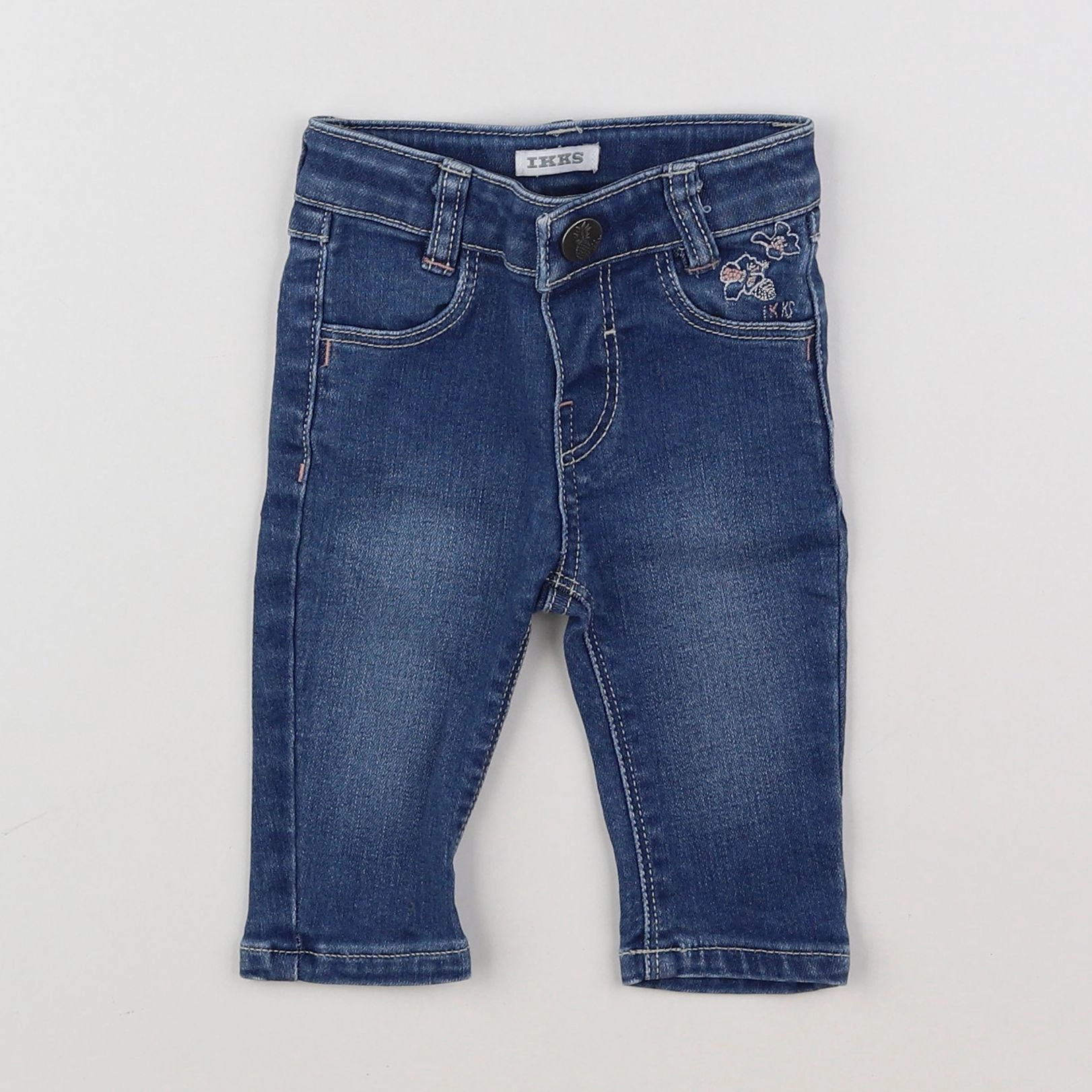 IKKS - jean bleu - 3 mois