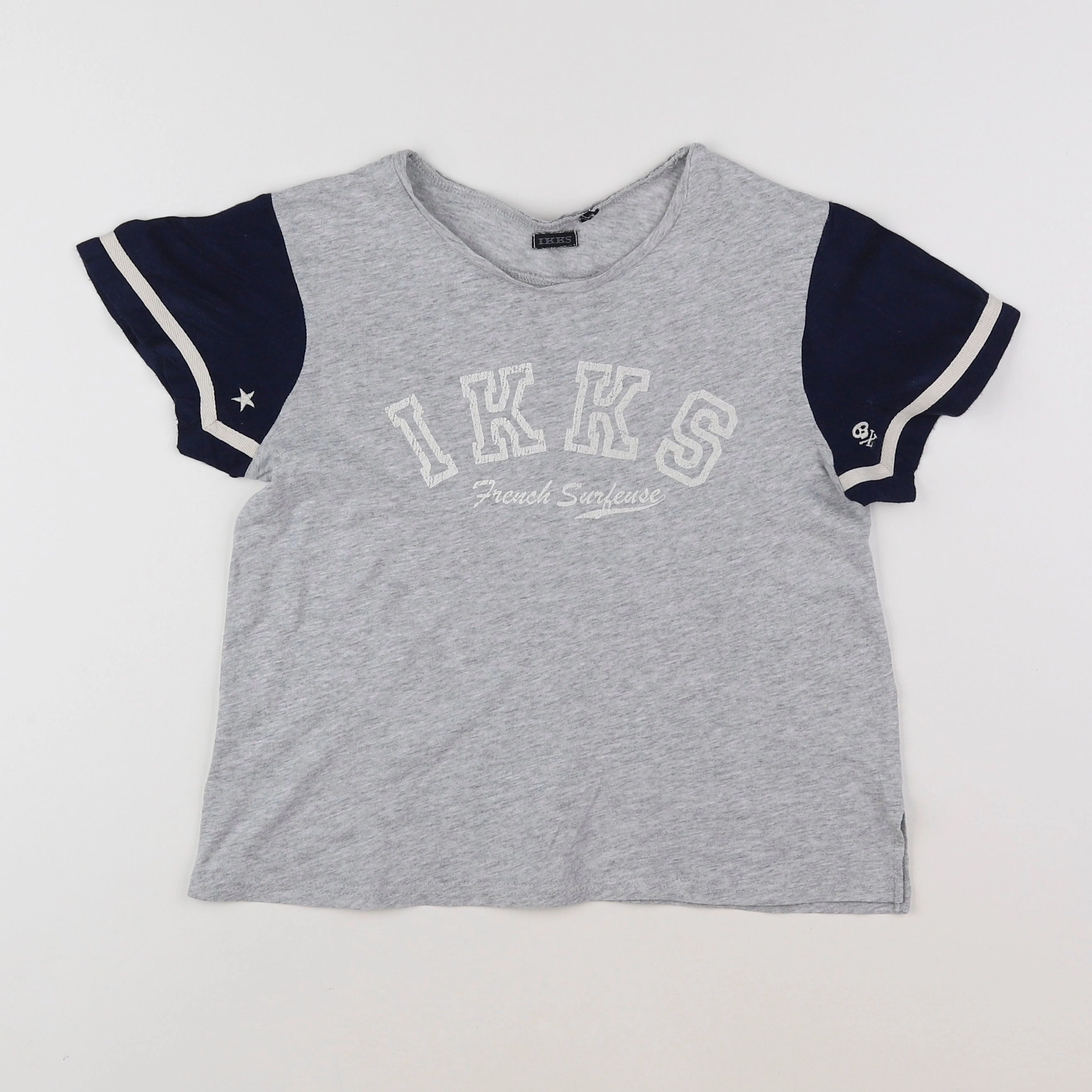IKKS - tee-shirt gris - 10 ans