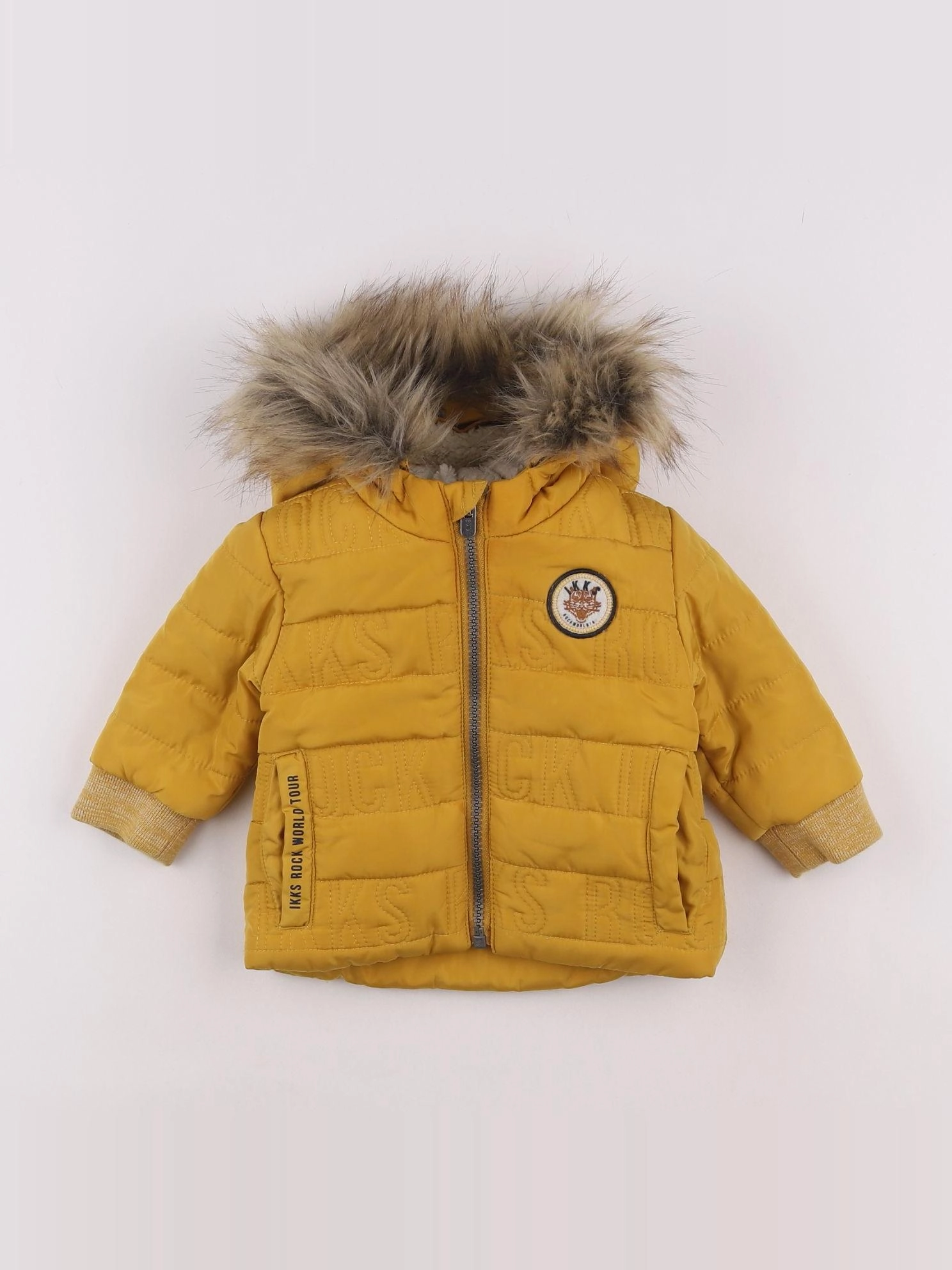 IKKS - doudoune jaune - 6 mois