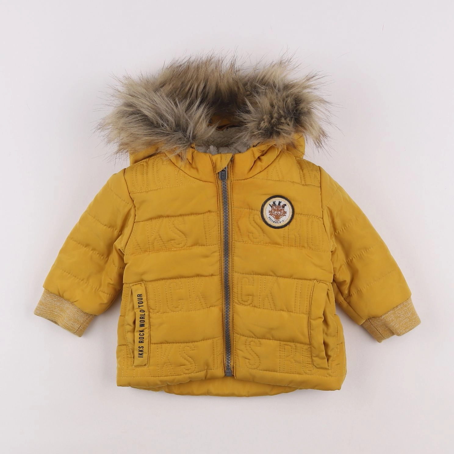 IKKS - doudoune jaune - 6 mois