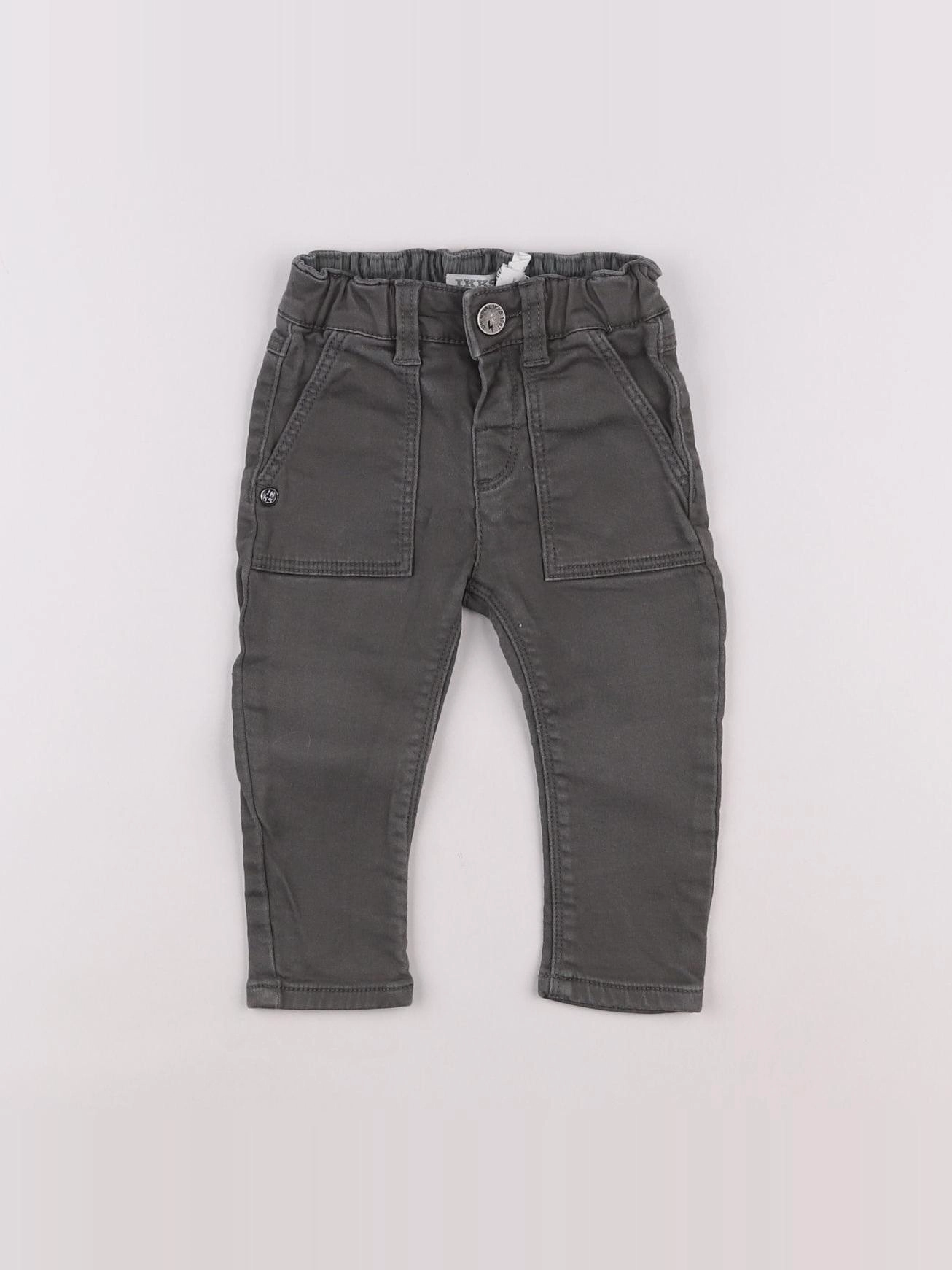 IKKS - pantalon vert - 12 mois