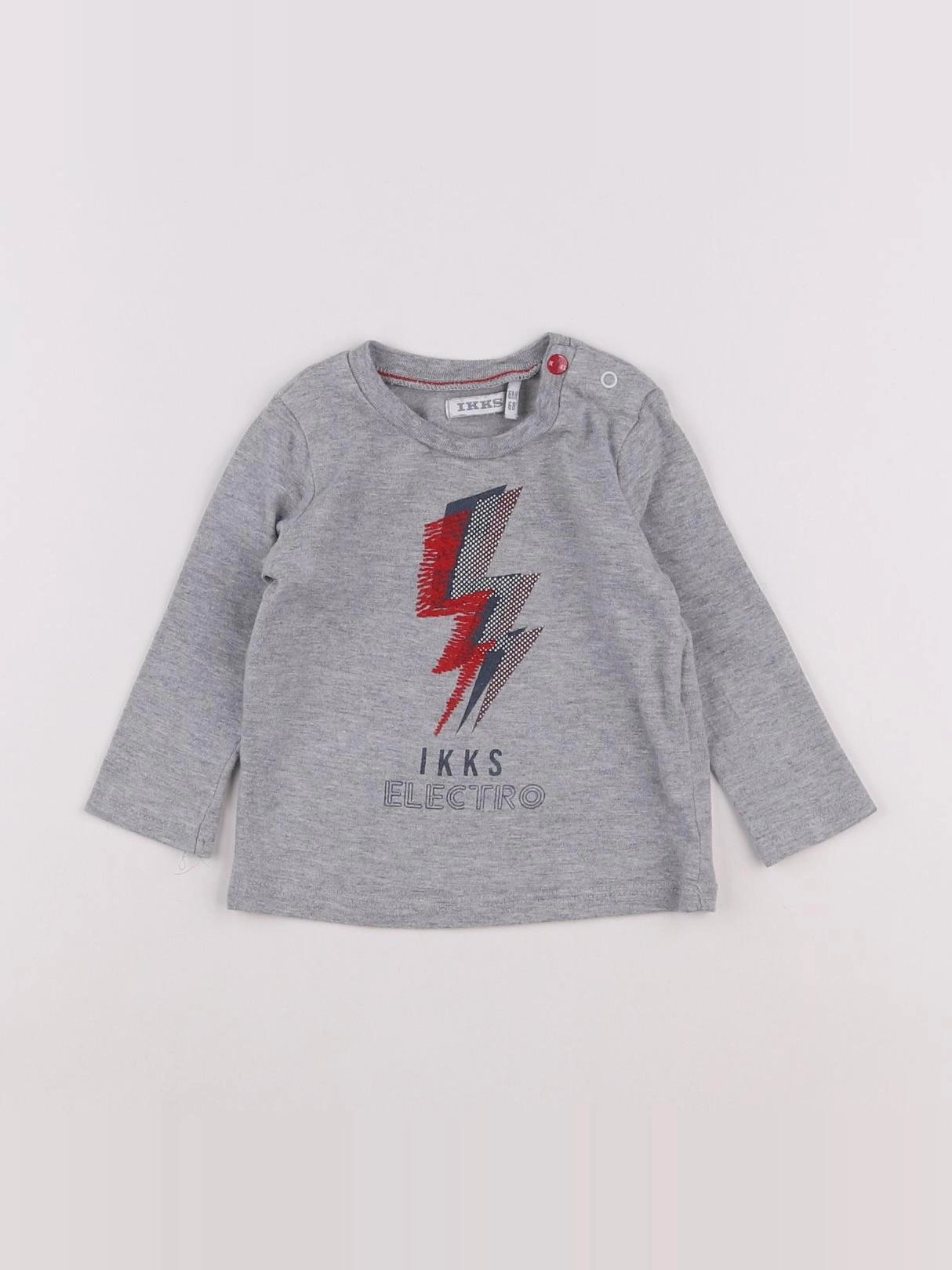 IKKS - tee-shirt gris - 6 mois