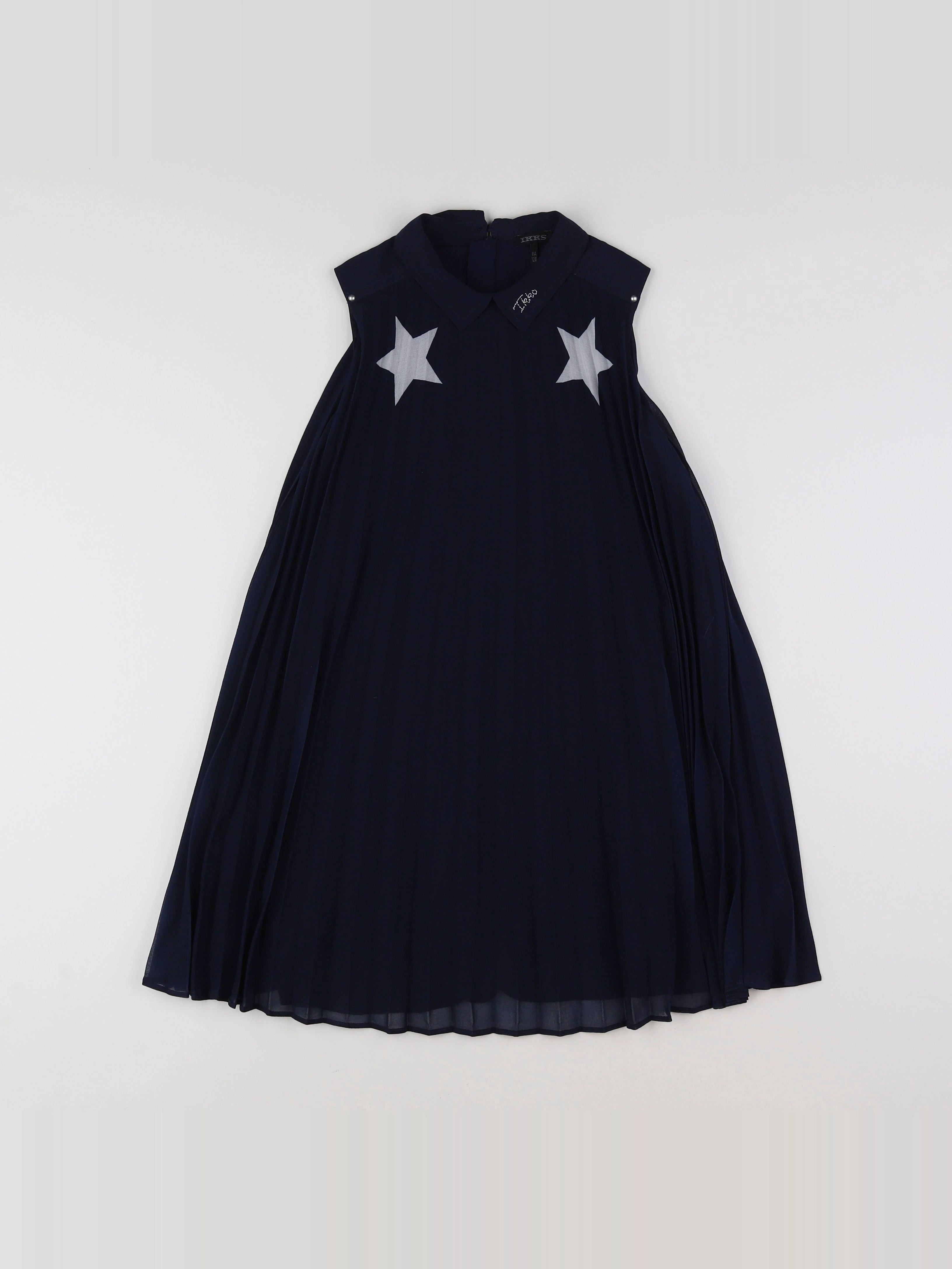 IKKS - robe bleu - 8 ans