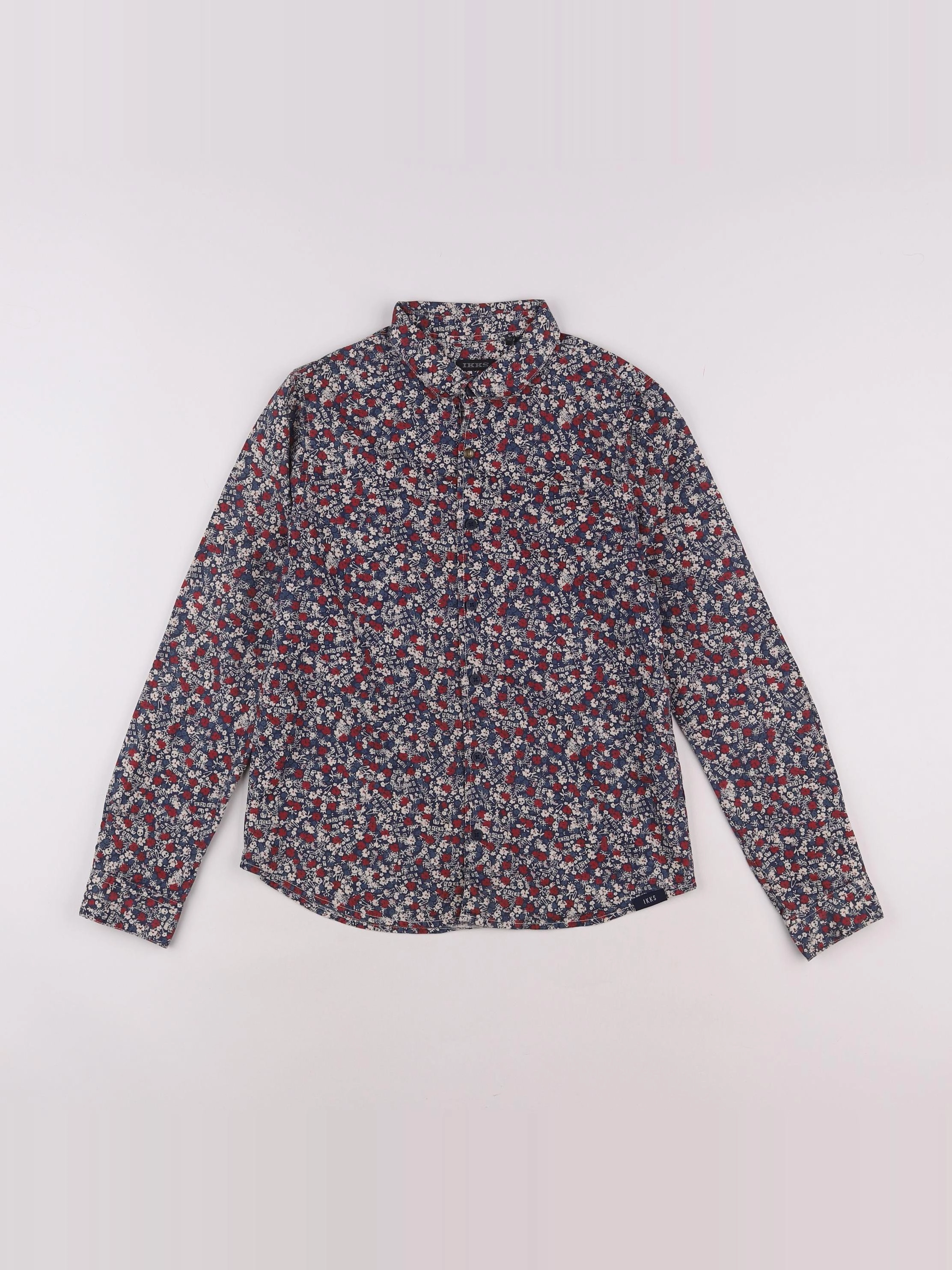 IKKS - chemise bleu - 10 ans