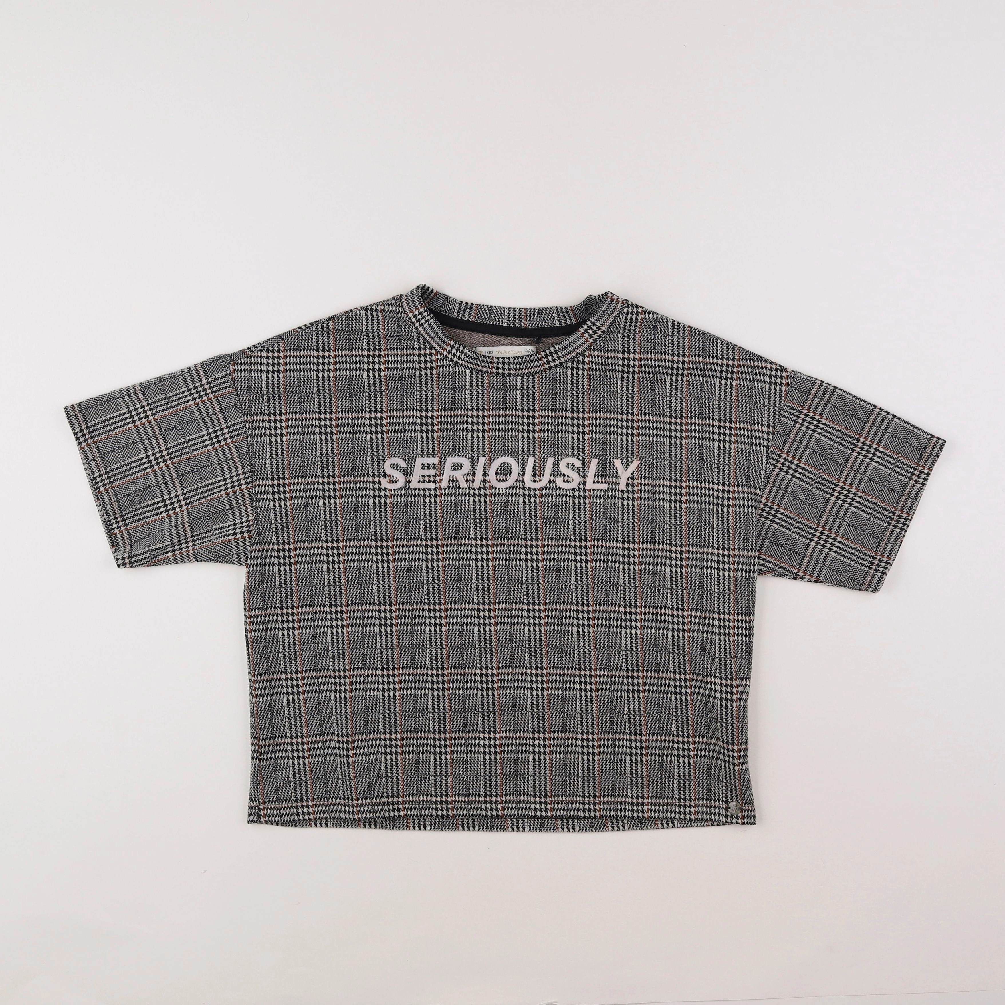 IKKS - tee-shirt gris - 12 ans