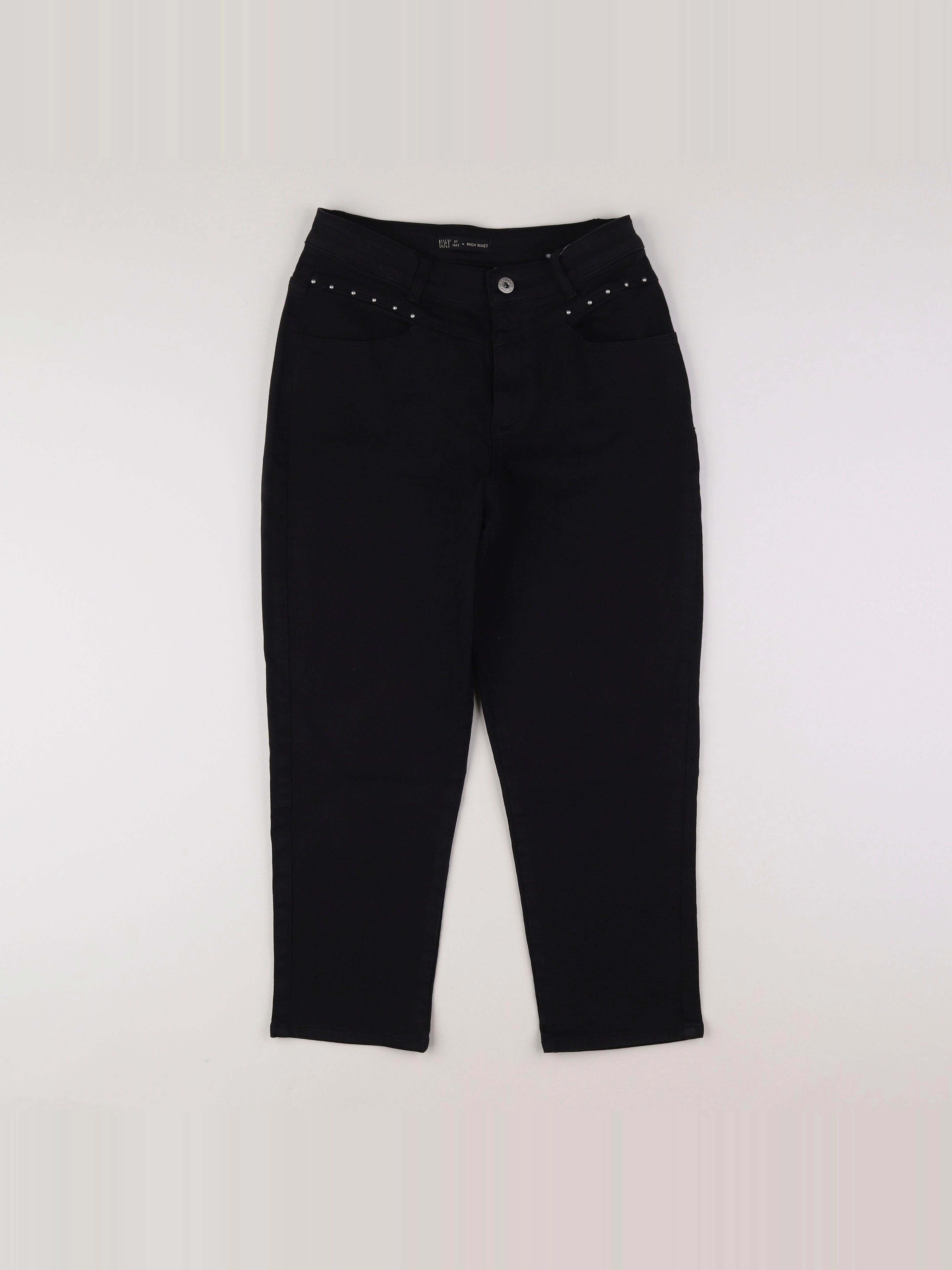 IKKS - pantacourt noir - 12 ans