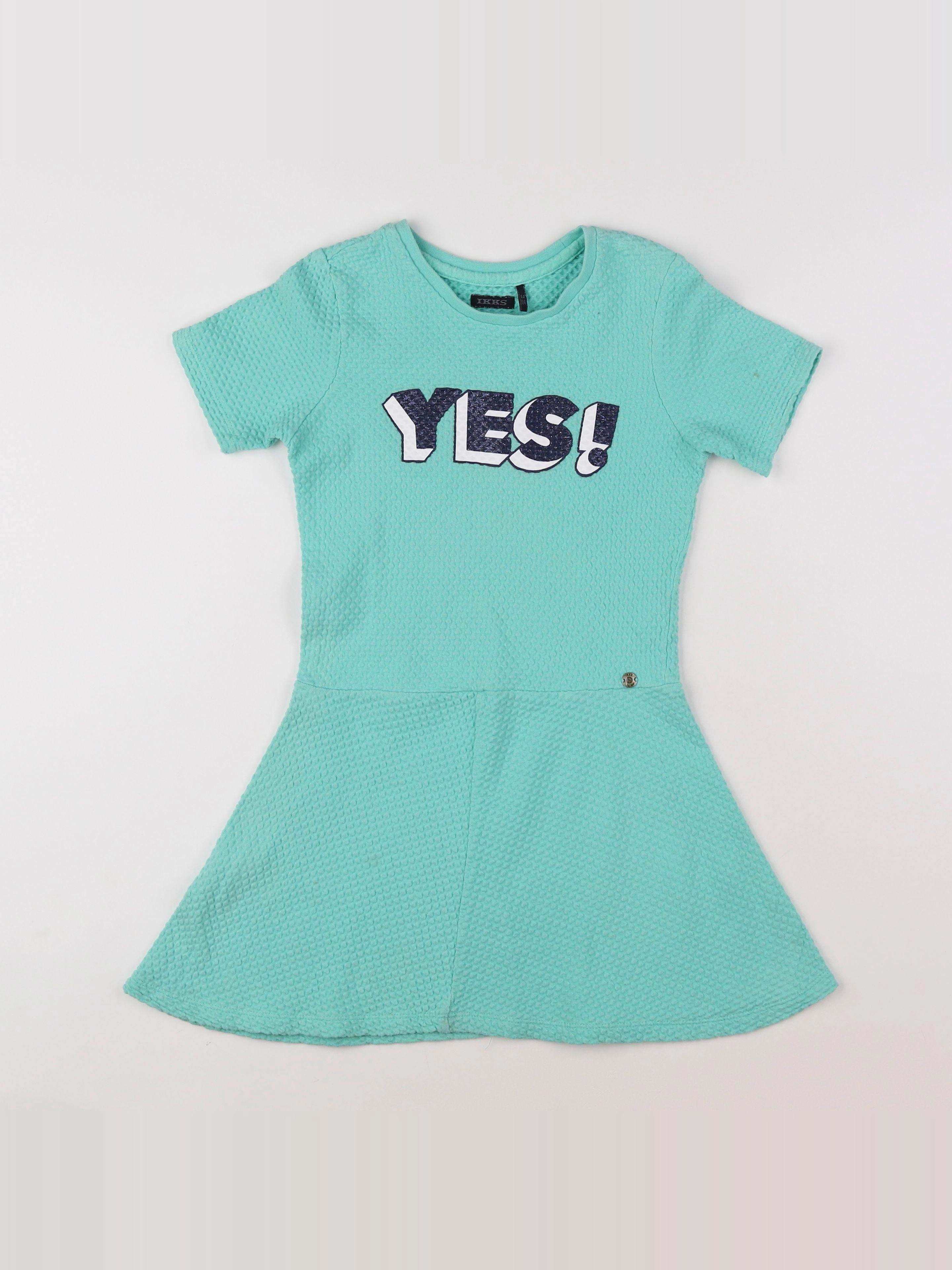 IKKS - robe vert - 6 ans