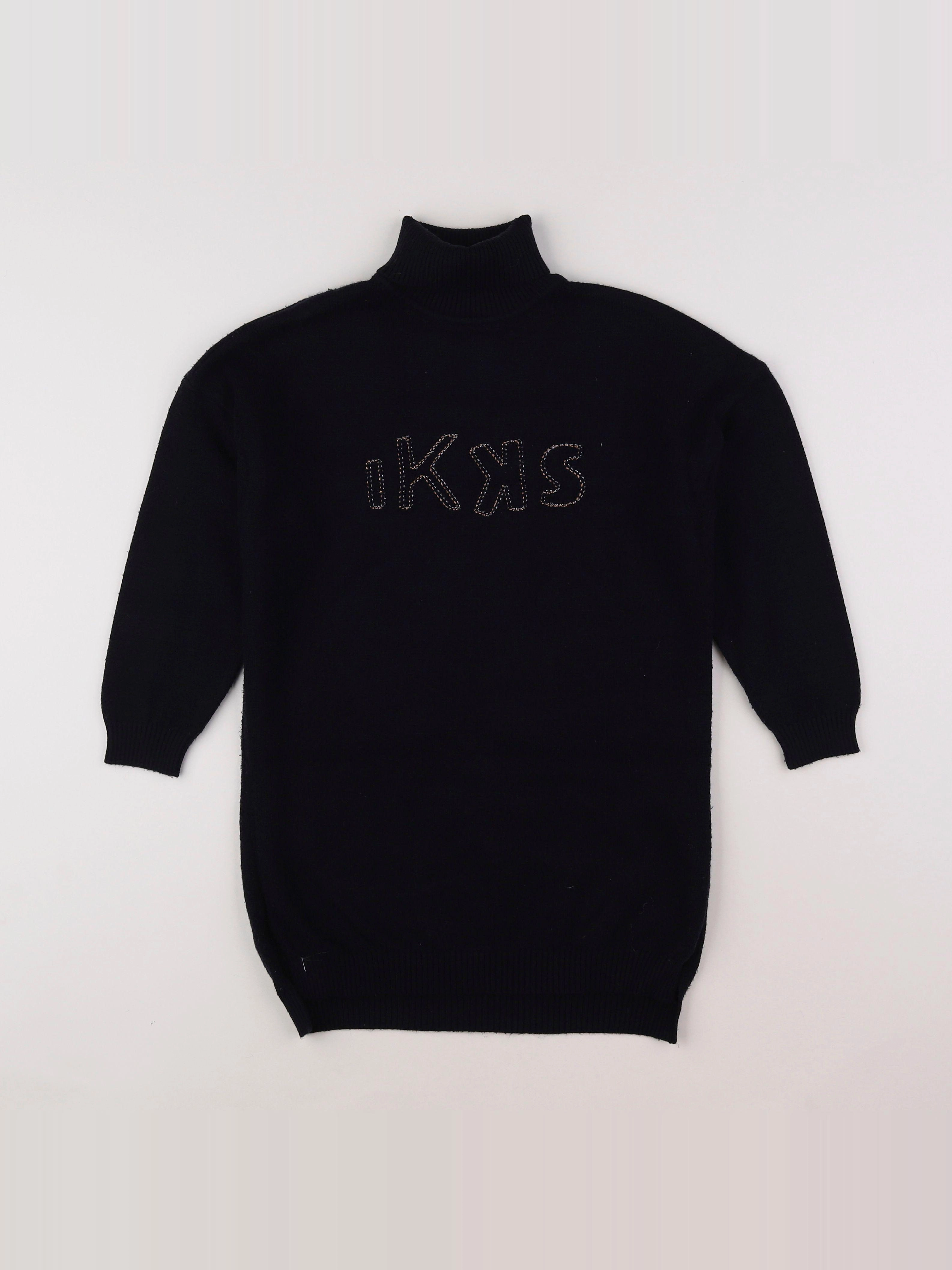 IKKS - robe noir - 8 ans