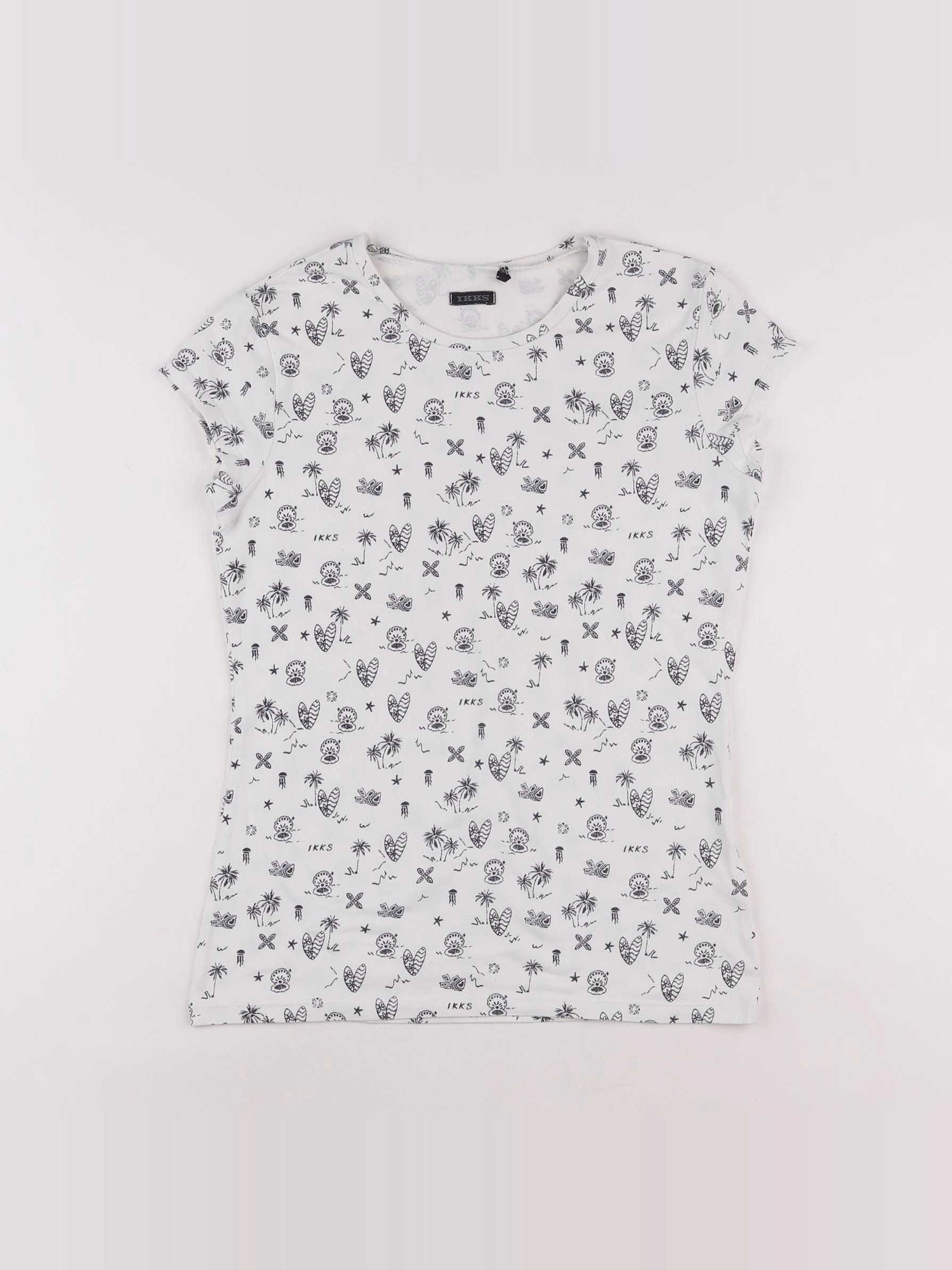IKKS - tee-shirt blanc - 12 ans