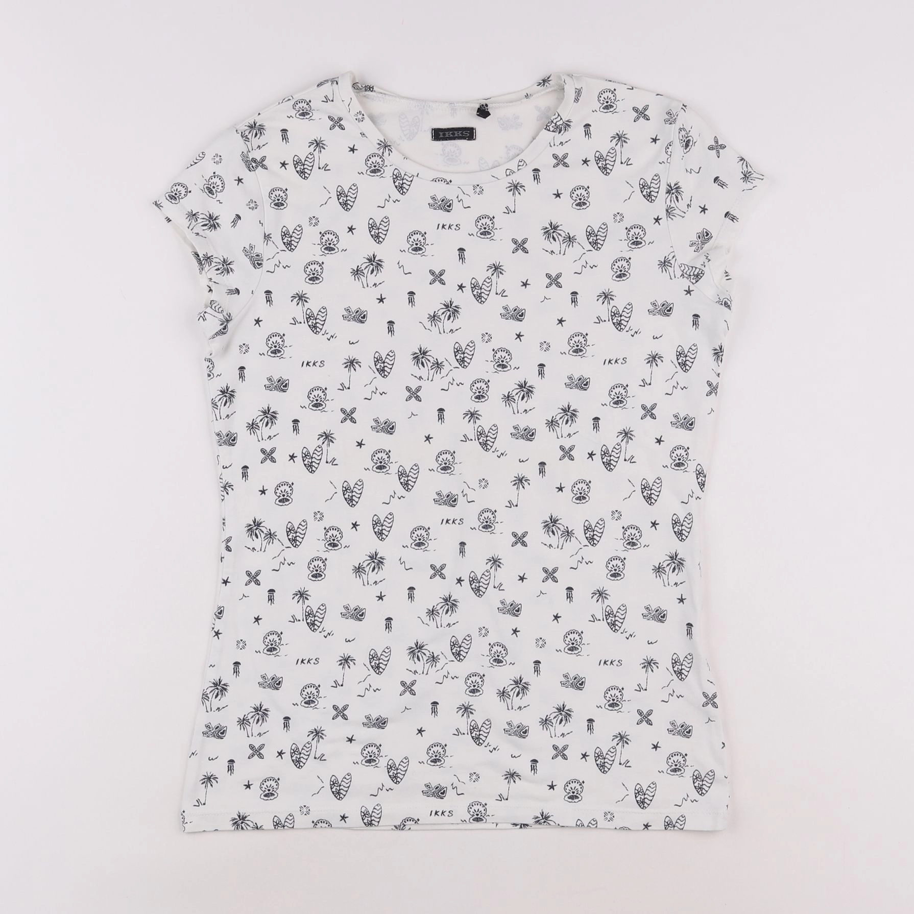 IKKS - tee-shirt blanc - 12 ans