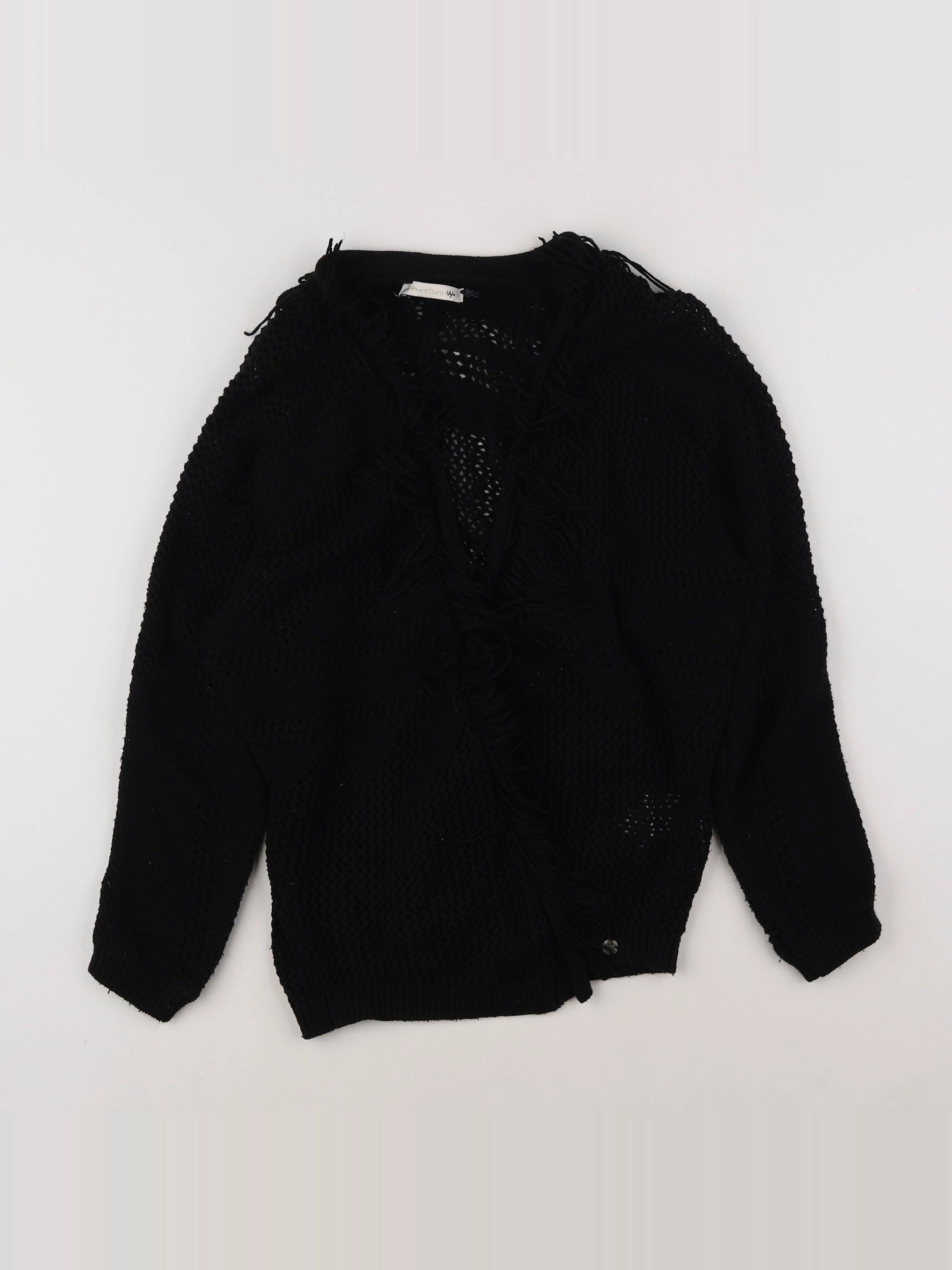 IKKS - gilet noir - 10 ans