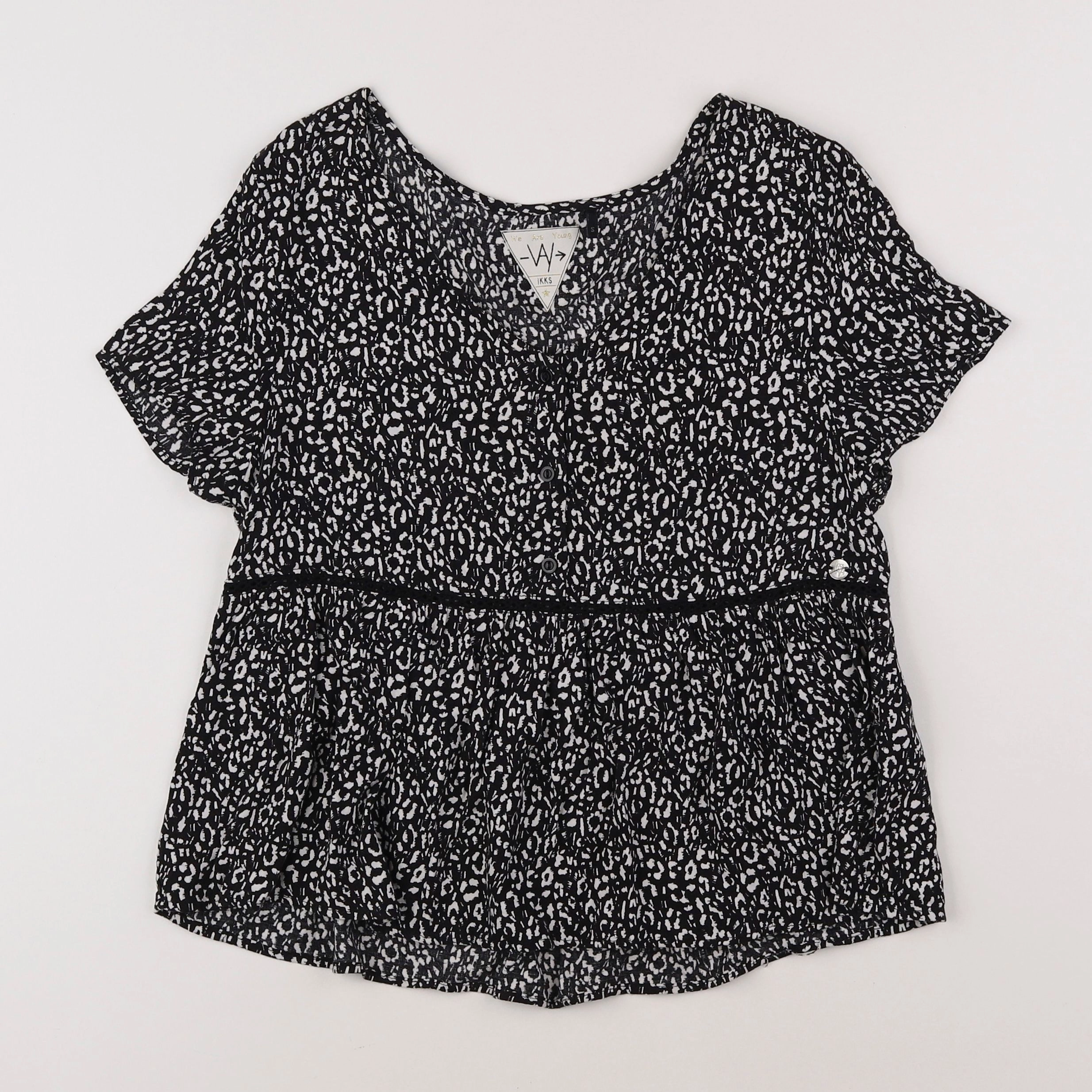 IKKS - blouse noir - 14 ans