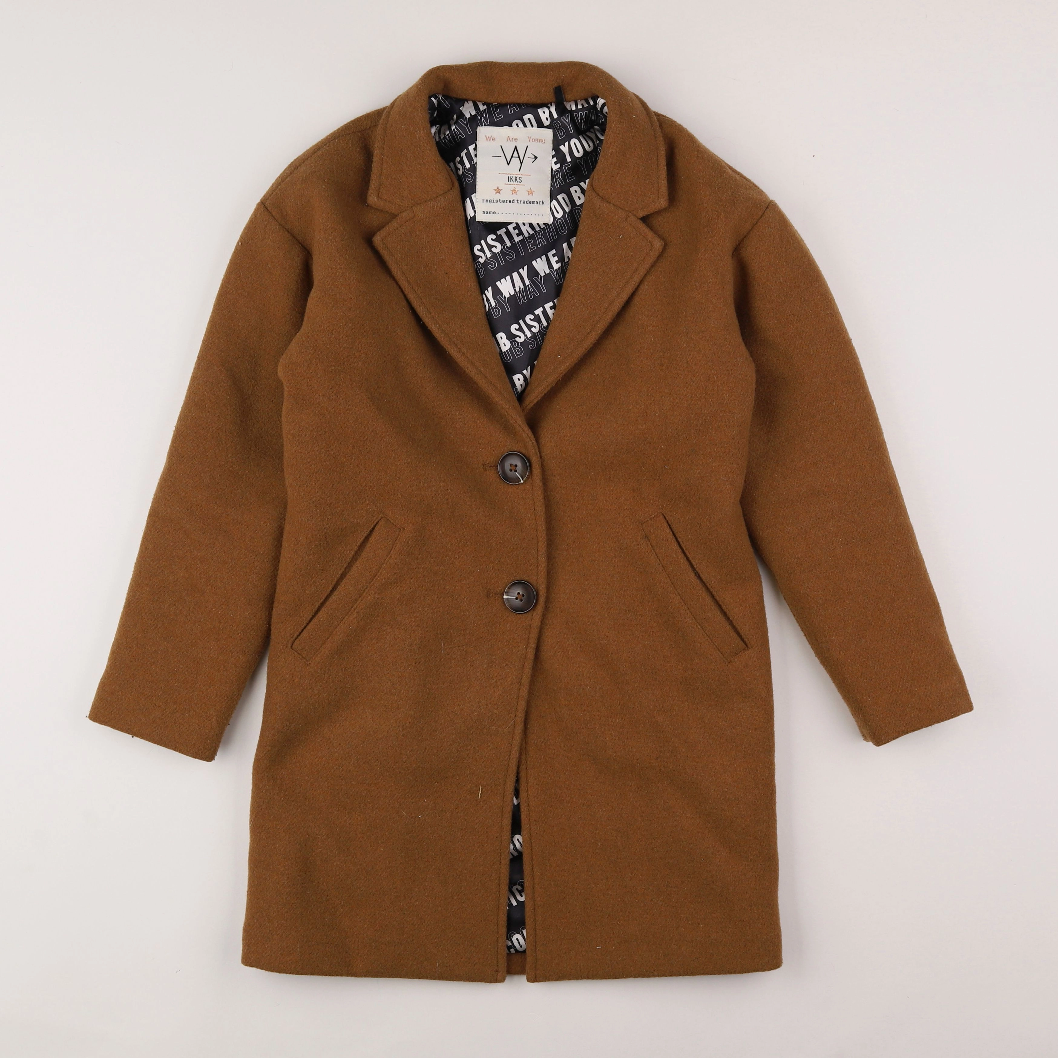 IKKS - manteau marron - 10 ans