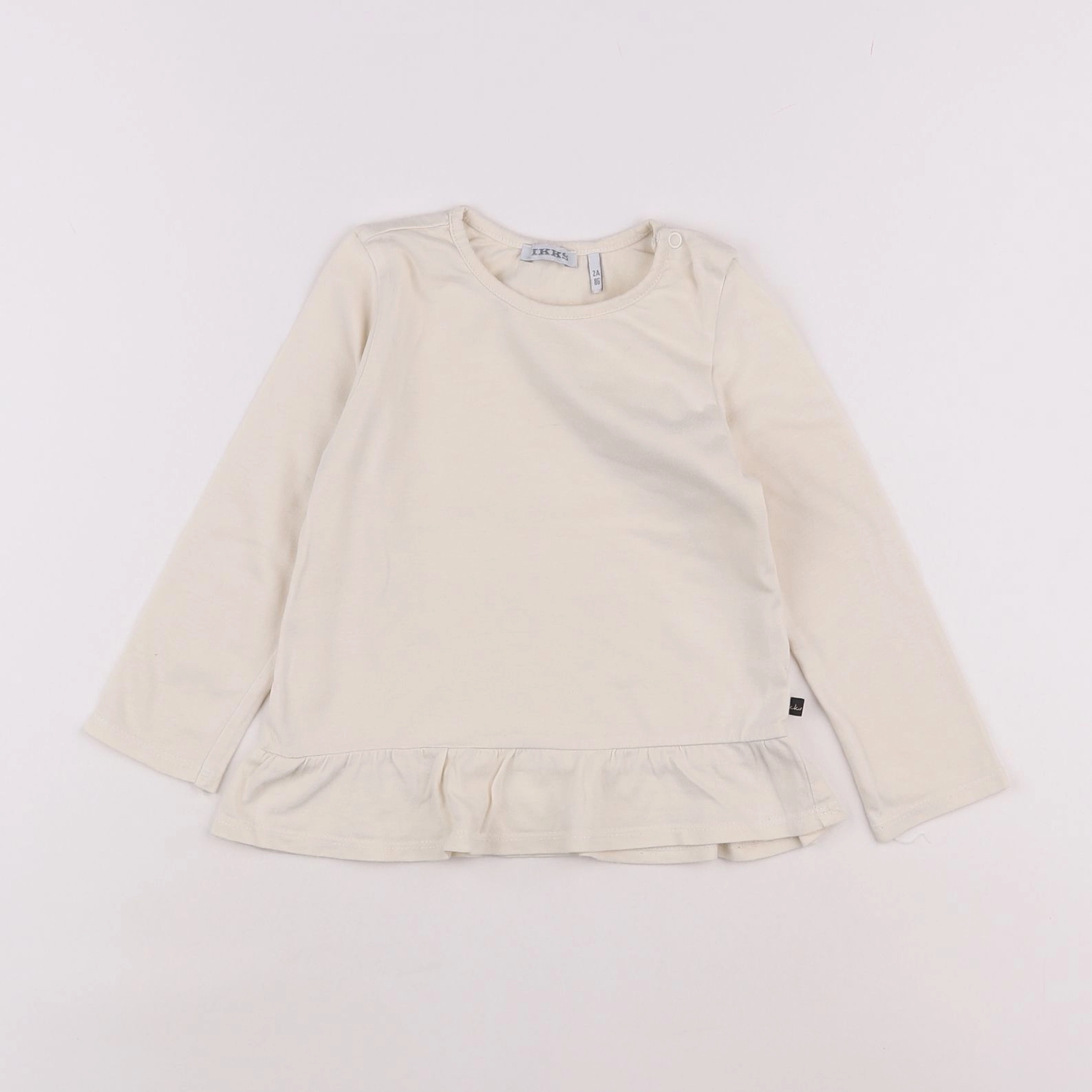 IKKS - tee-shirt beige - 2 ans
