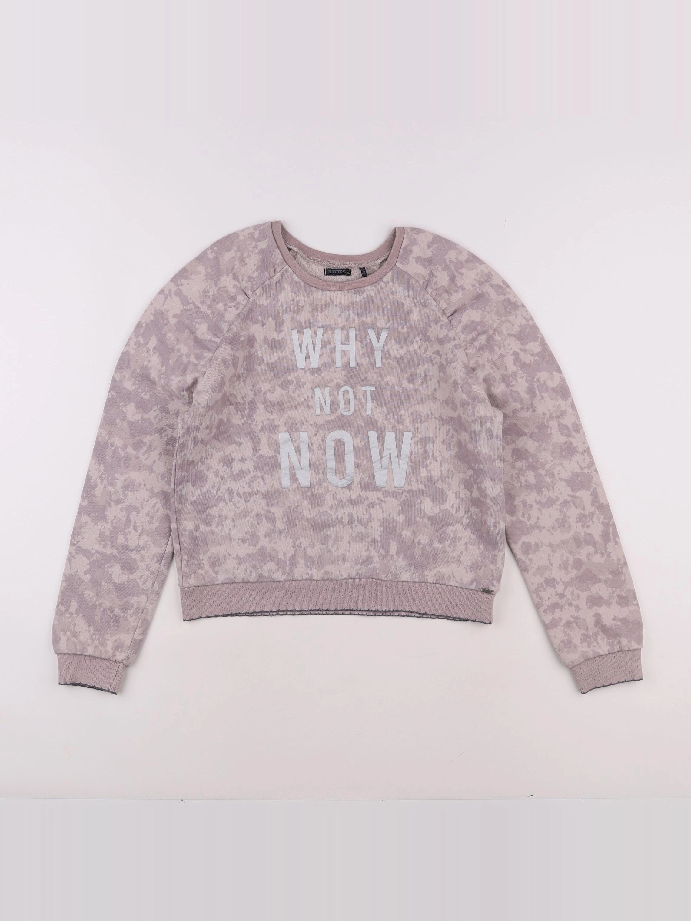 IKKS - sweat rose - 12 ans