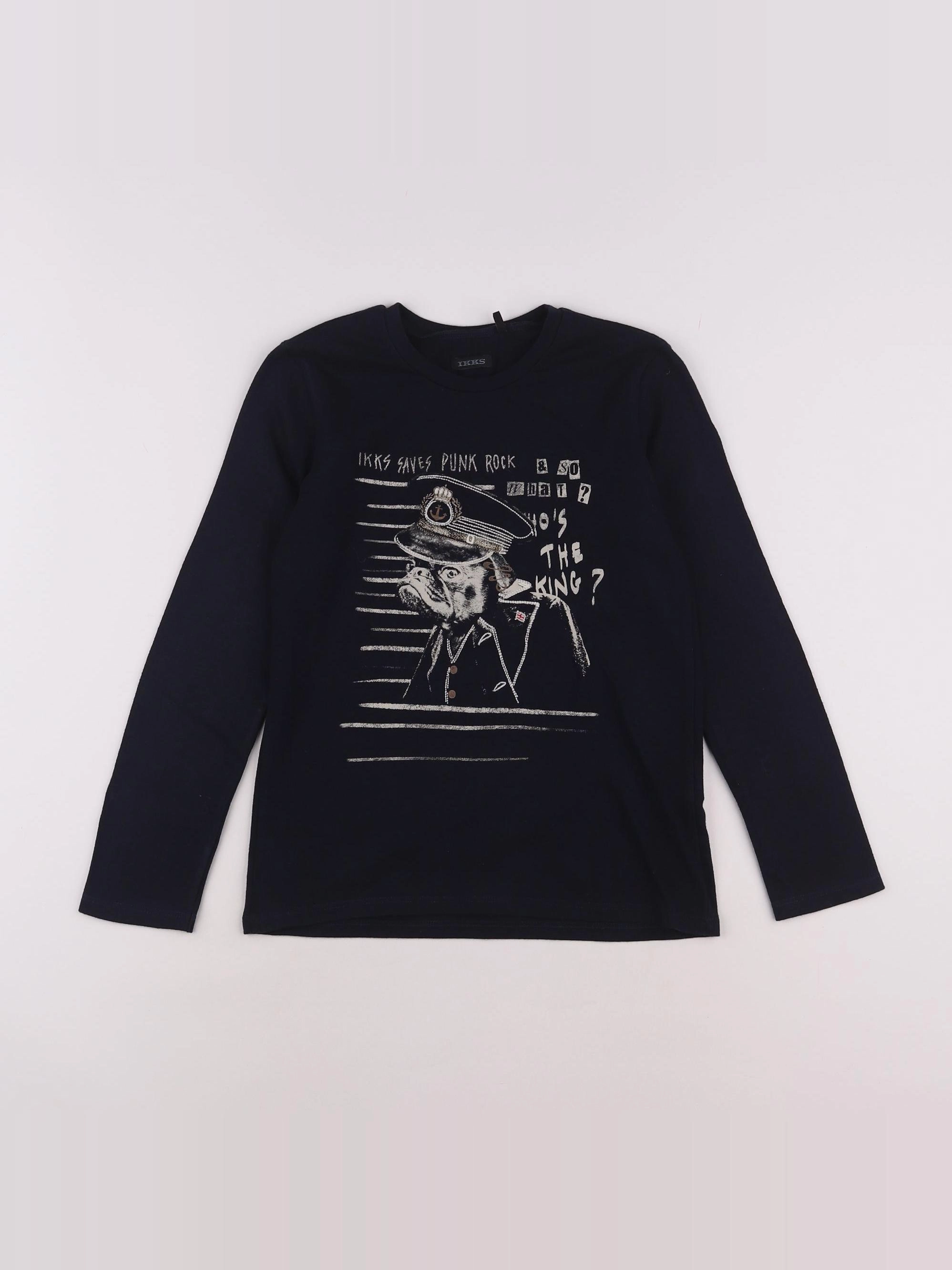 IKKS - tee-shirt noir - 8 ans