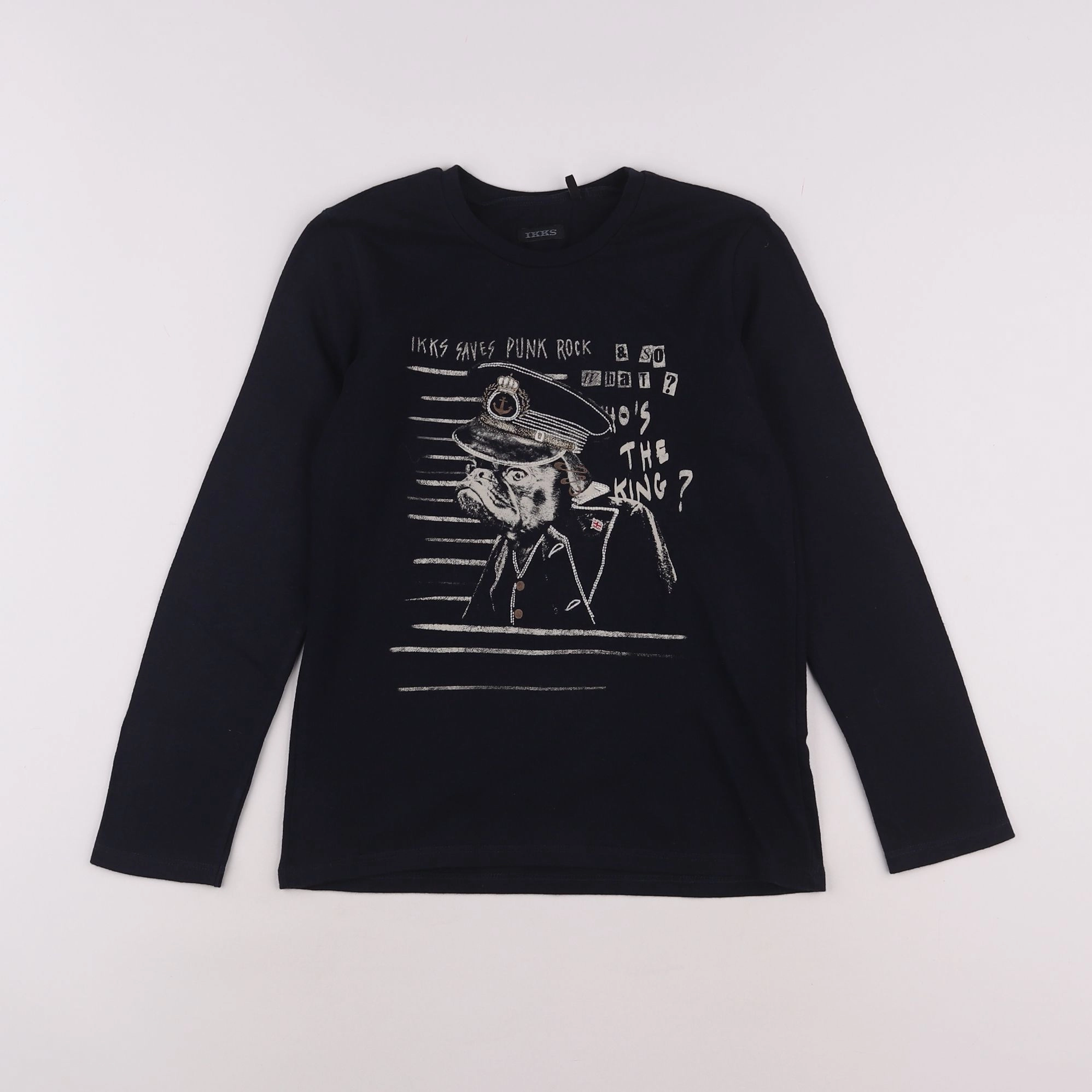 IKKS - tee-shirt noir - 8 ans