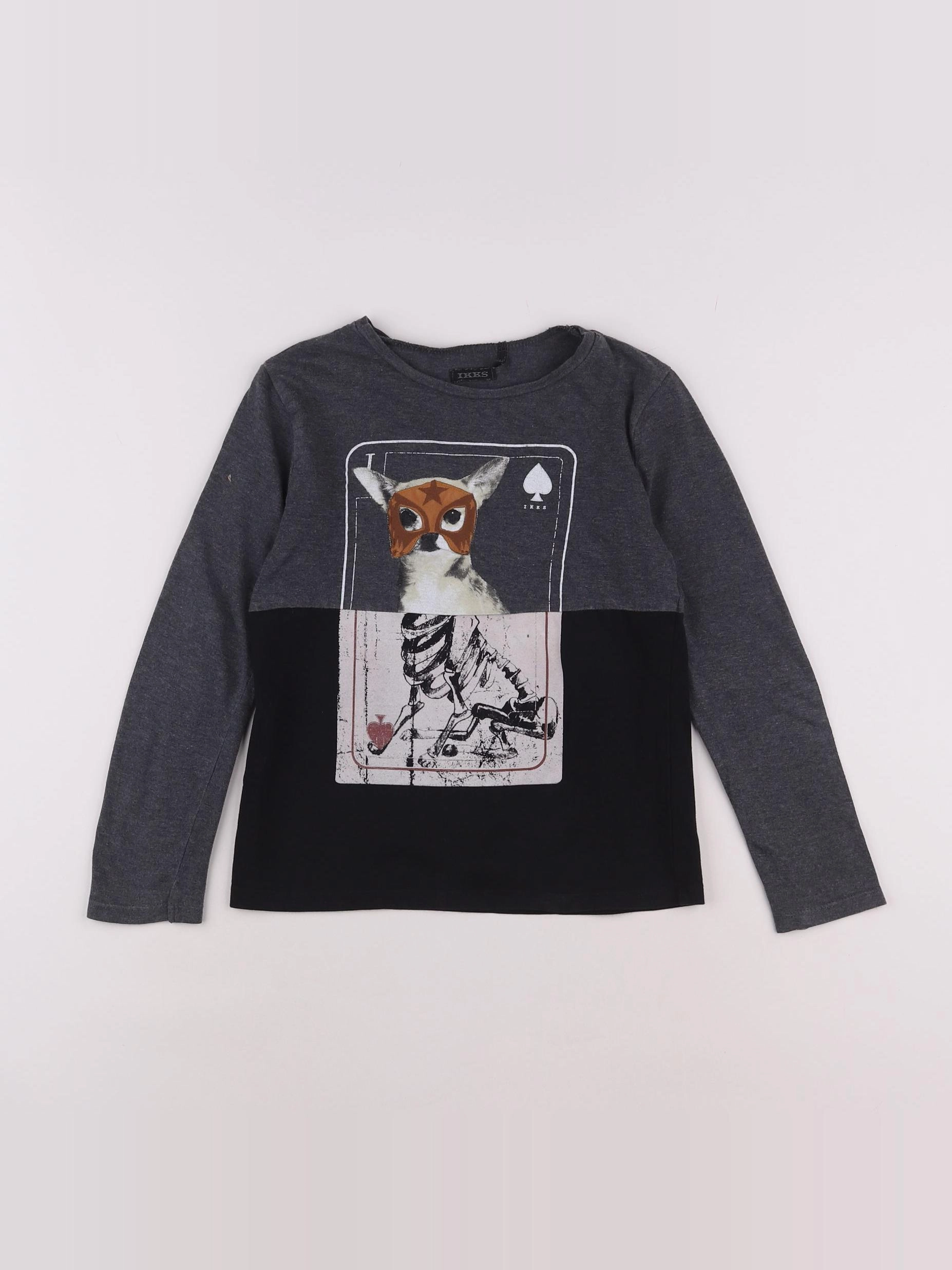 IKKS - tee-shirt noir - 6 ans