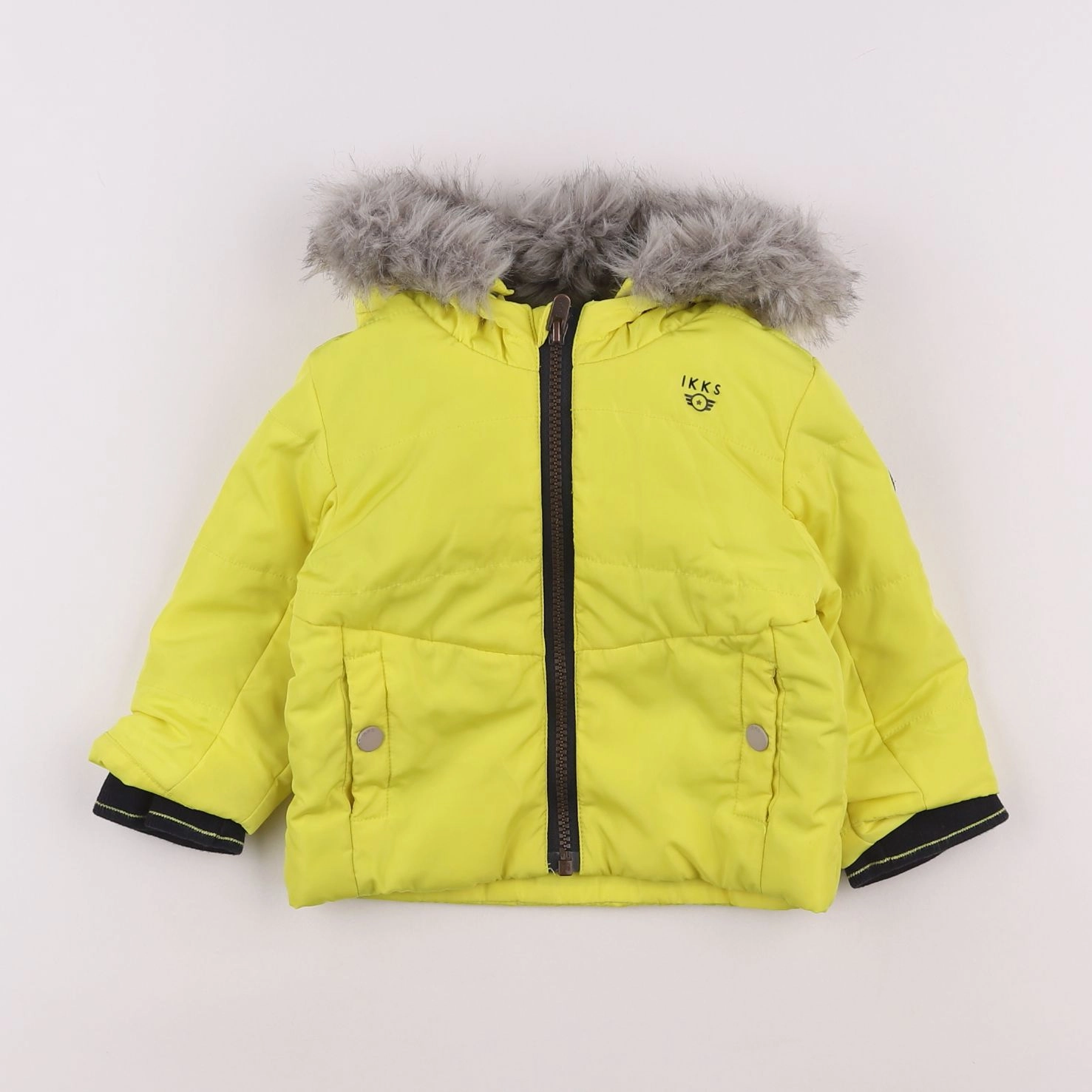 IKKS - doudoune jaune - 12 mois