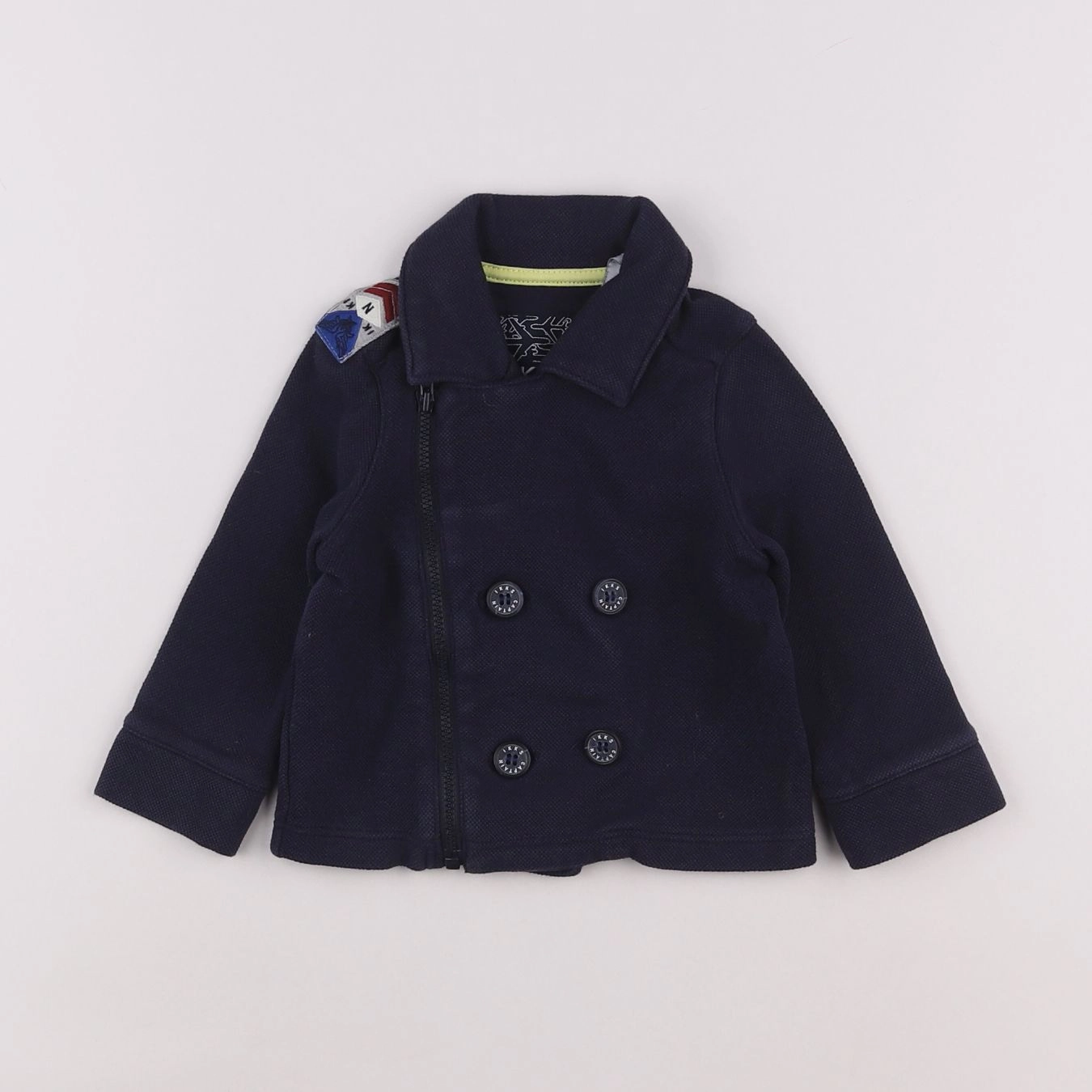 IKKS - veste bleu - 12 mois