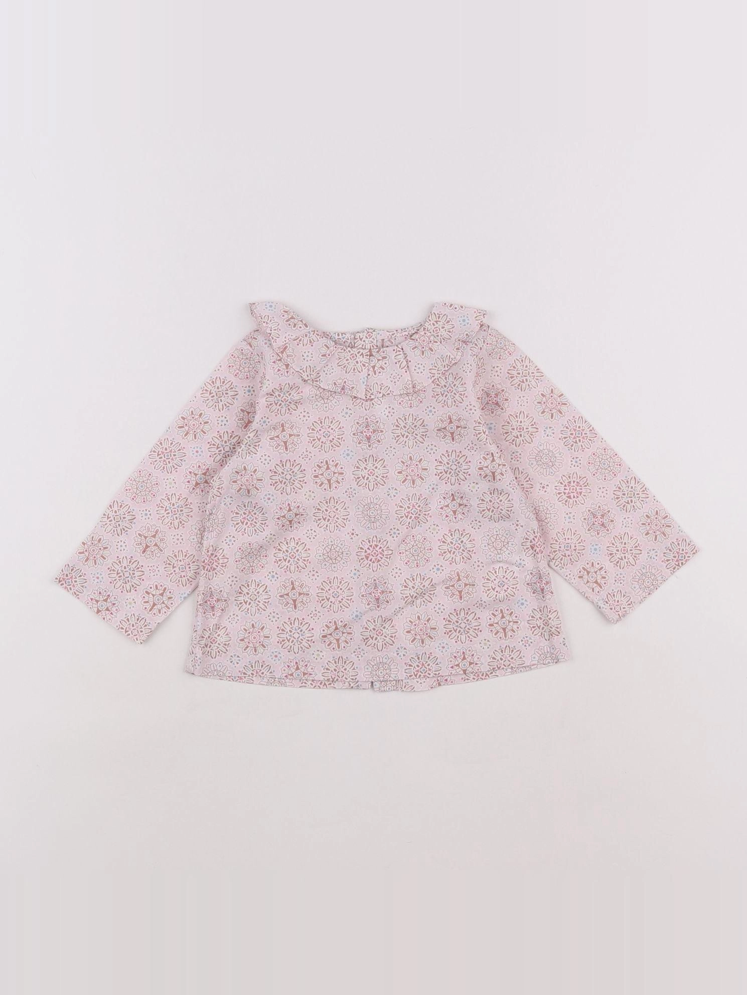 Jacadi - blouse liberty rose - 6 mois
