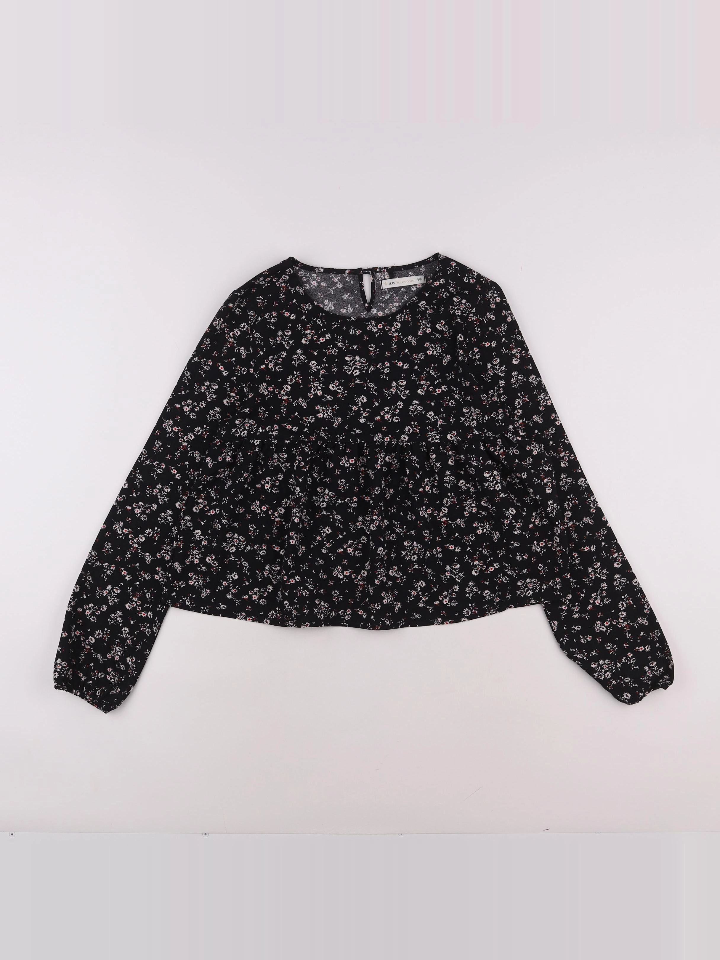 IKKS - blouse noir - 12 ans