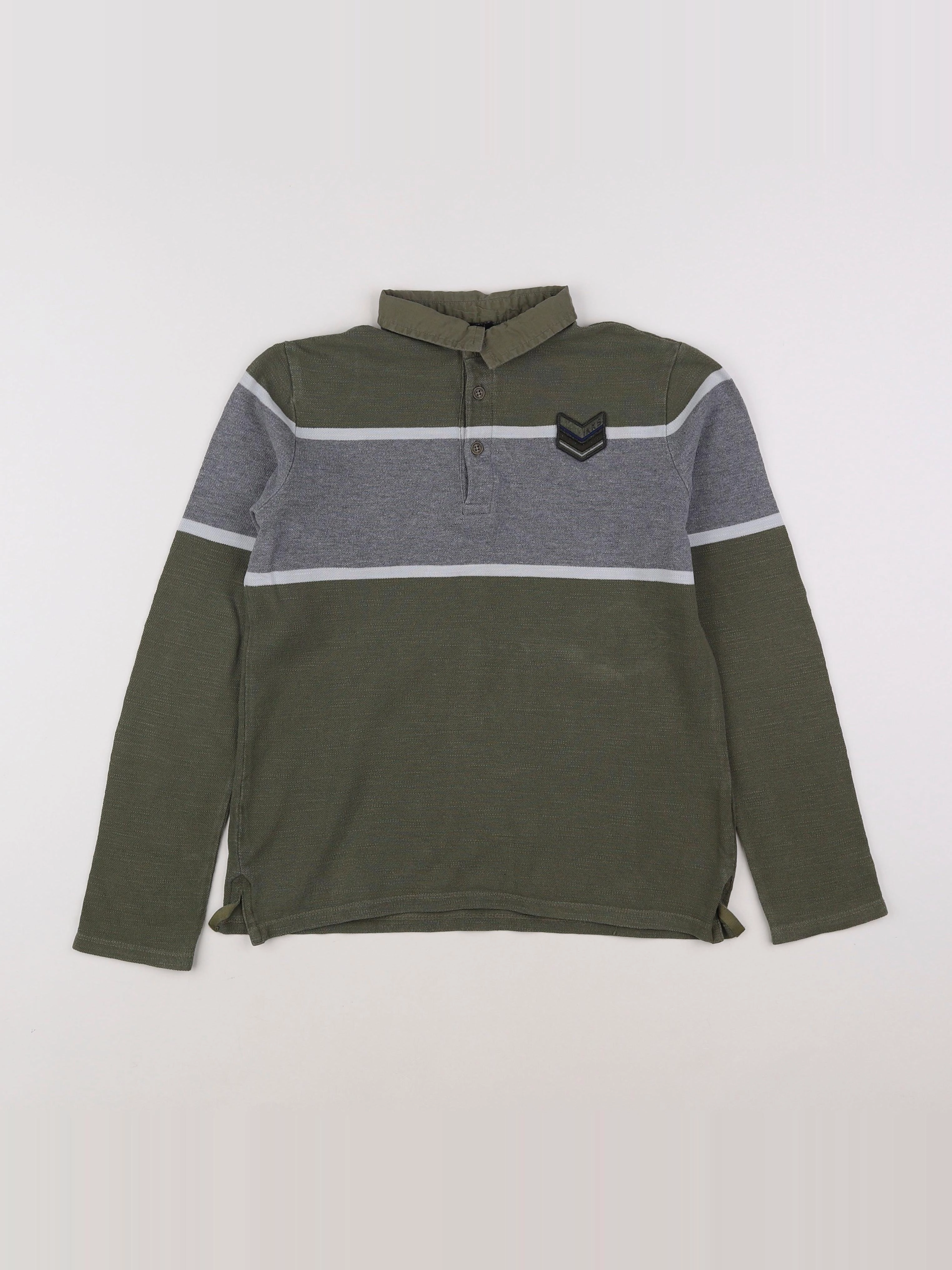 IKKS - polo vert - 10 ans