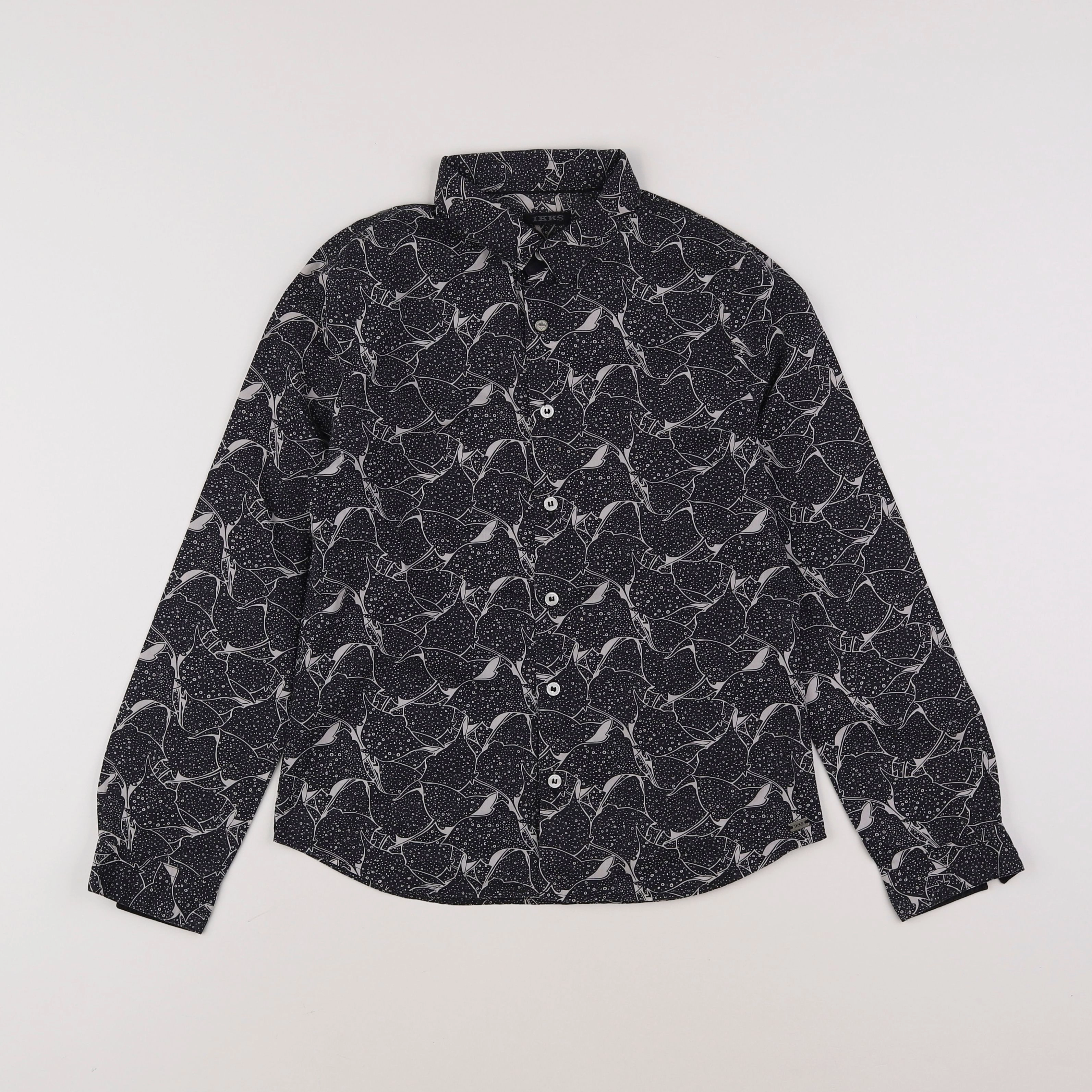 IKKS - chemise noir - 8 ans